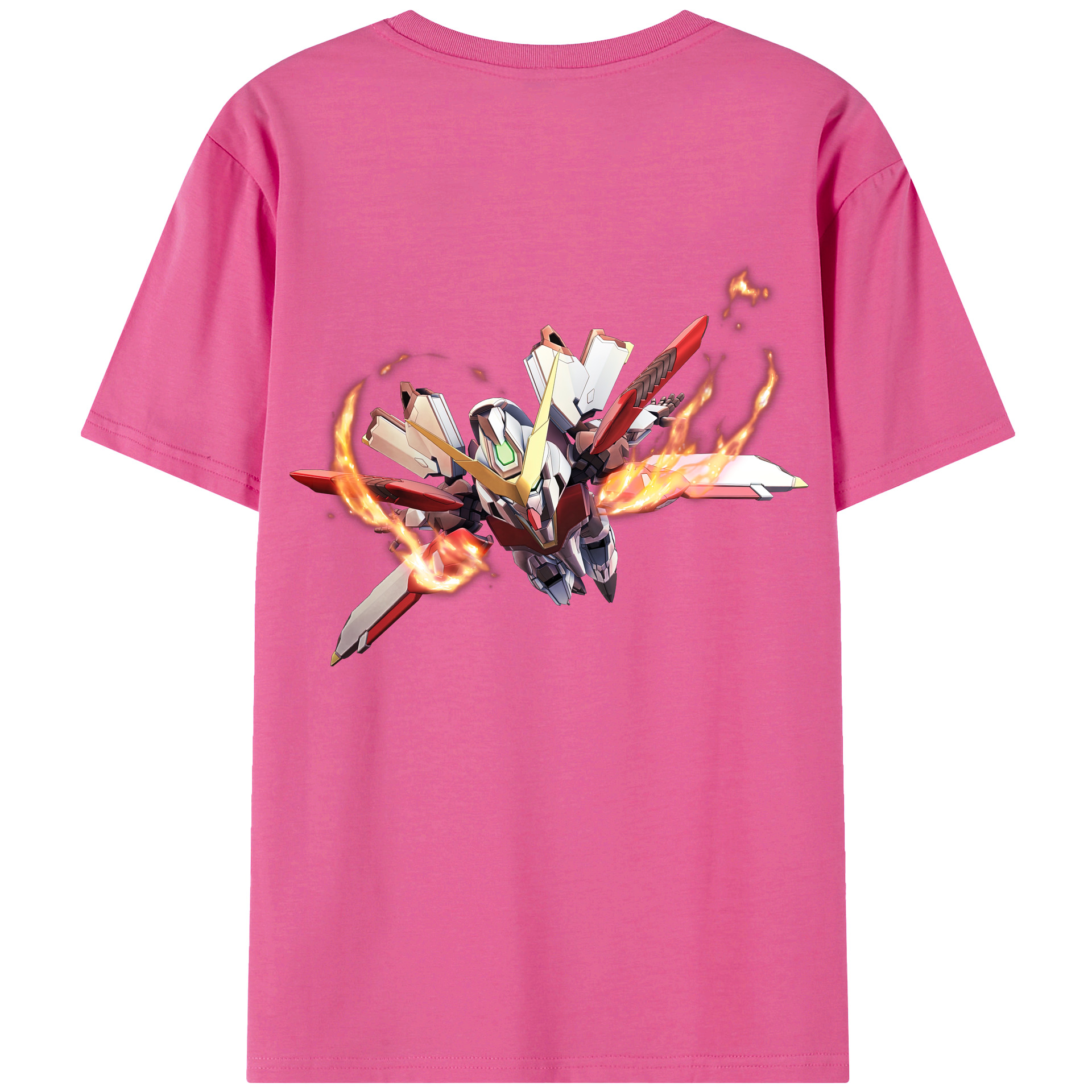 （画像用） 機動戦士ガンダム Mobile Suit Gundam レディース半袖Tシャツ(バックプリント)