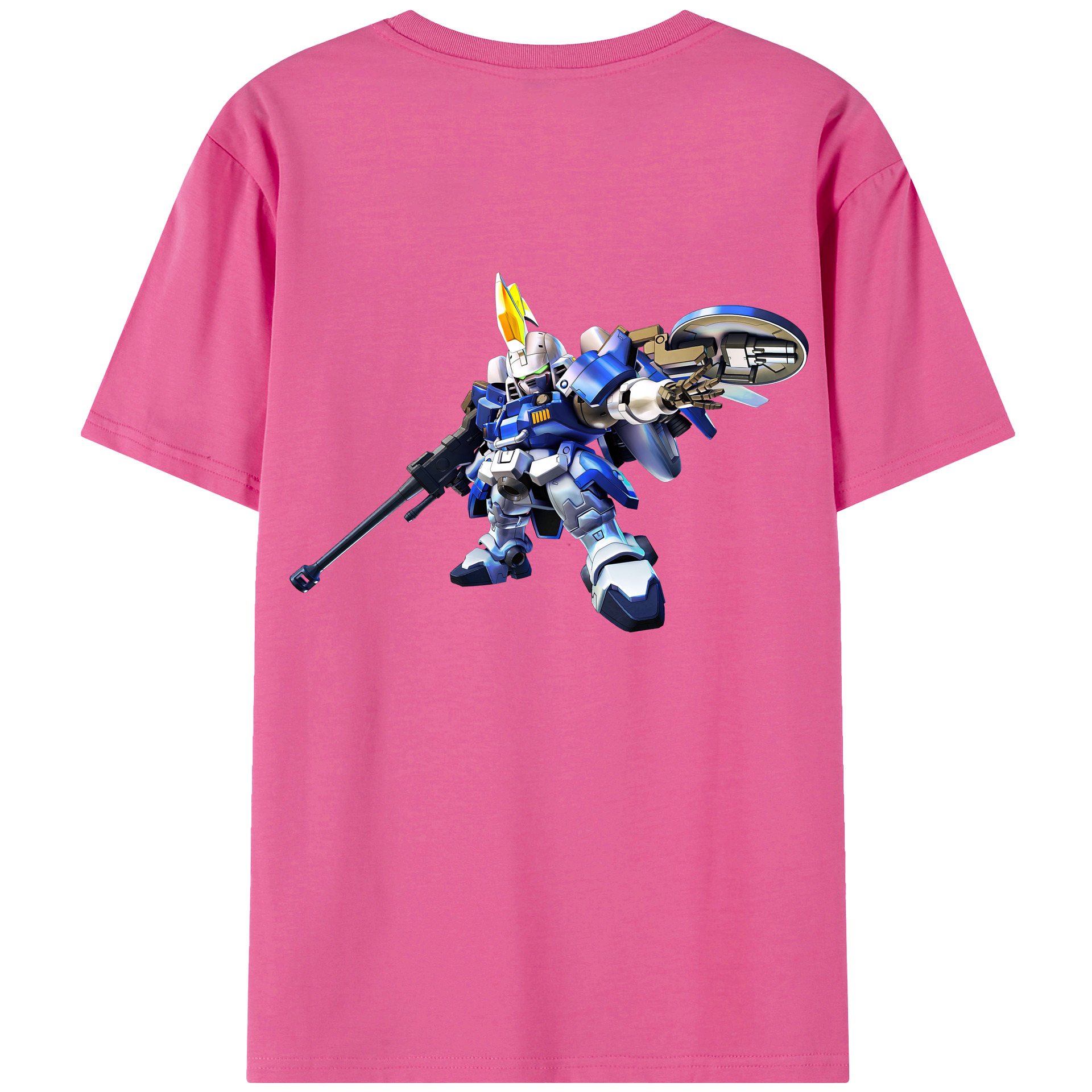 （画像用） 機動戦士ガンダム Mobile Suit Gundam レディース半袖Tシャツ(バックプリント)