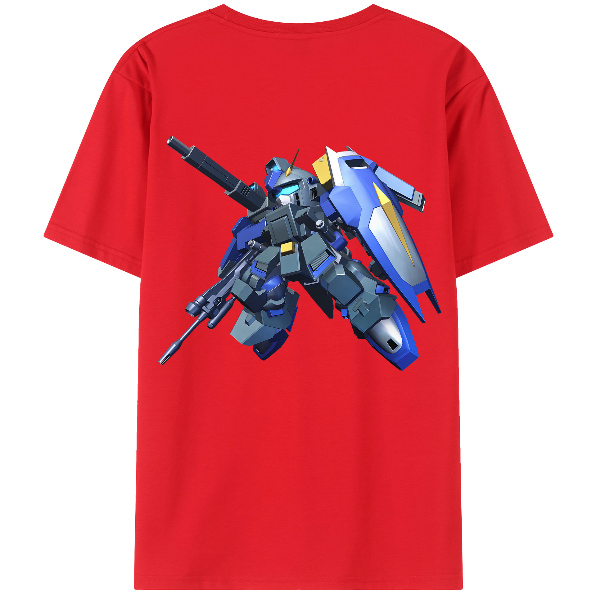 （画像用） 機動戦士ガンダム Mobile Suit Gundam レディース半袖Tシャツ(バックプリント)
