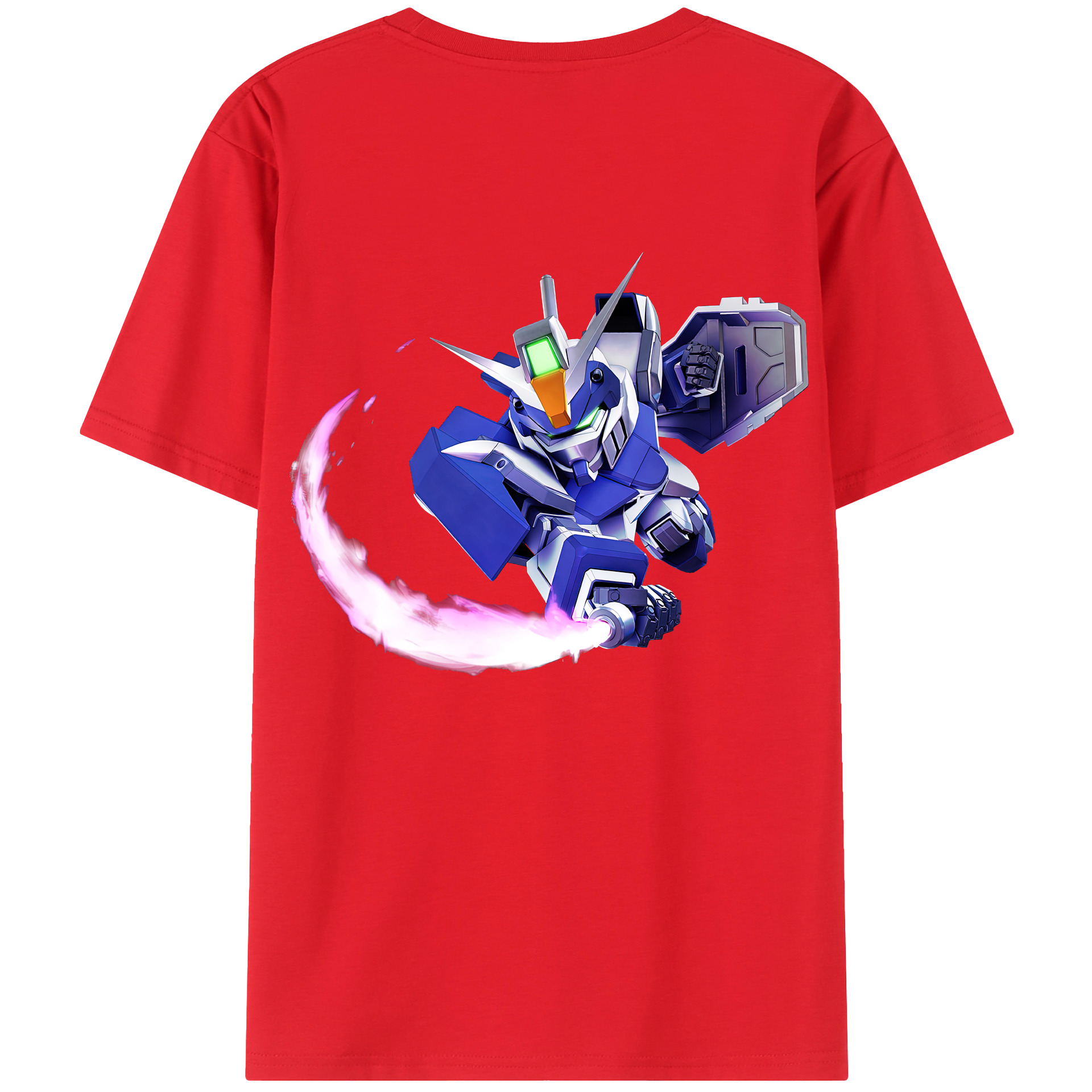 （画像用） 機動戦士ガンダム Mobile Suit Gundam レディース半袖Tシャツ(バックプリント)