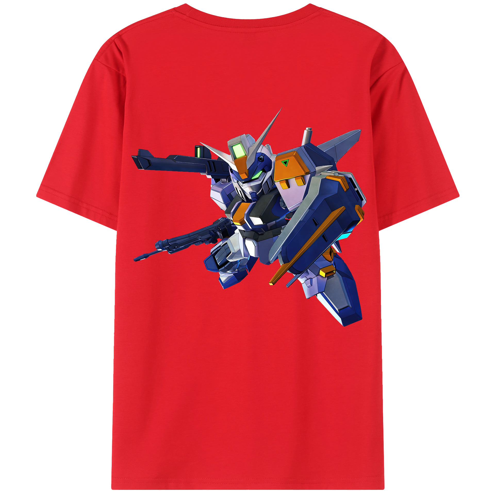 （画像用） 機動戦士ガンダム Mobile Suit Gundam レディース半袖Tシャツ(バックプリント)
