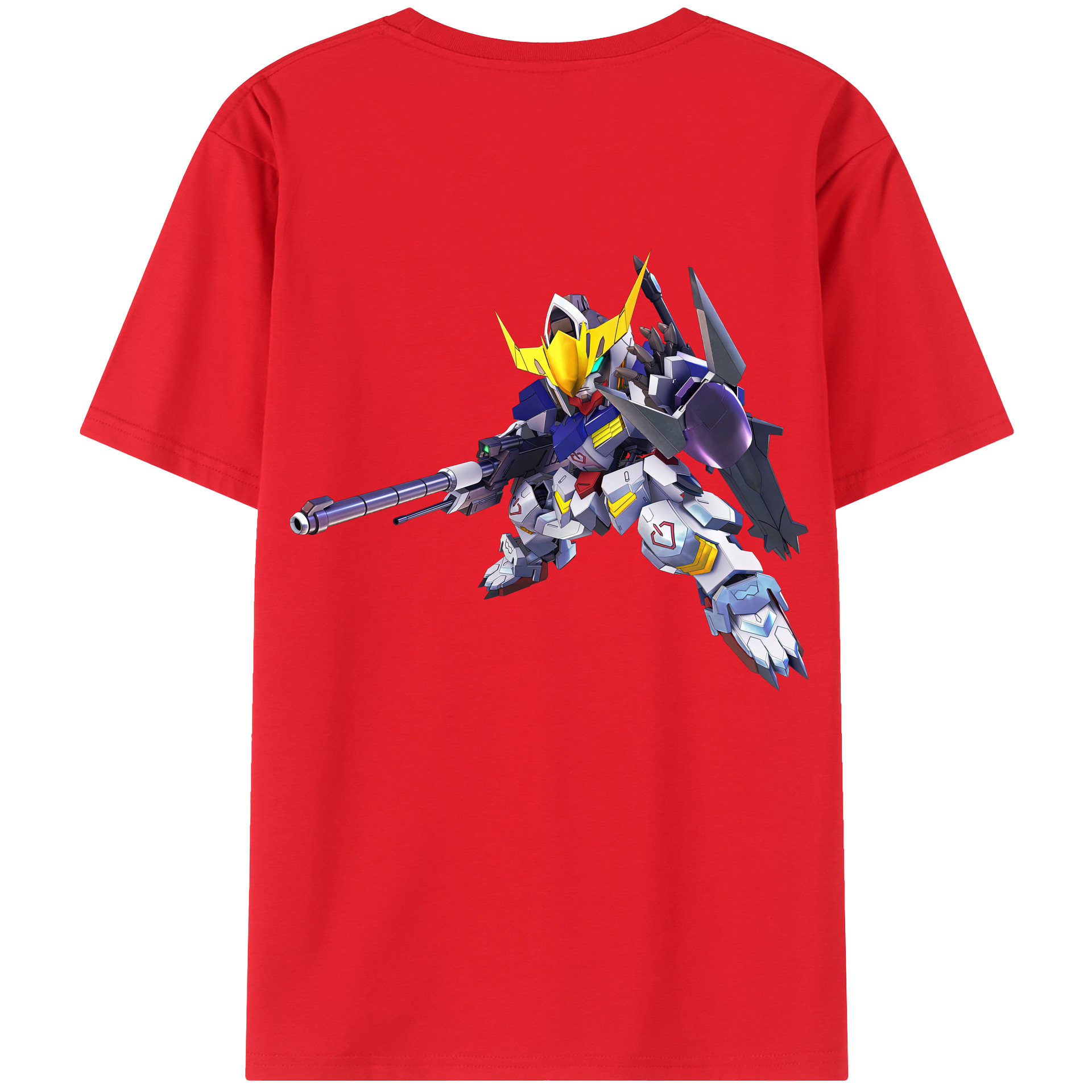 （画像用） 機動戦士ガンダム Mobile Suit Gundam レディース半袖Tシャツ(バックプリント)