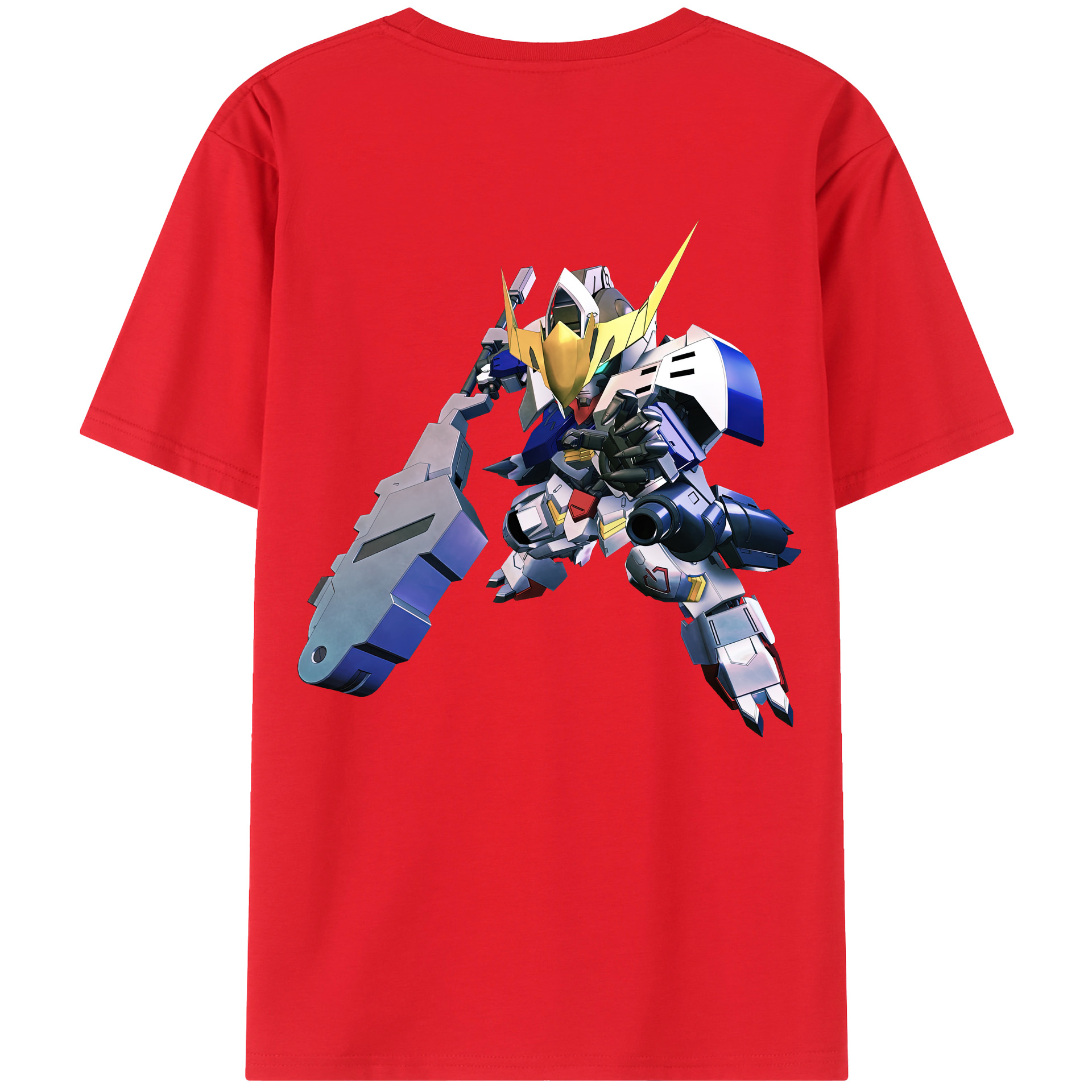 （画像用） 機動戦士ガンダム Mobile Suit Gundam レディース半袖Tシャツ(バックプリント)