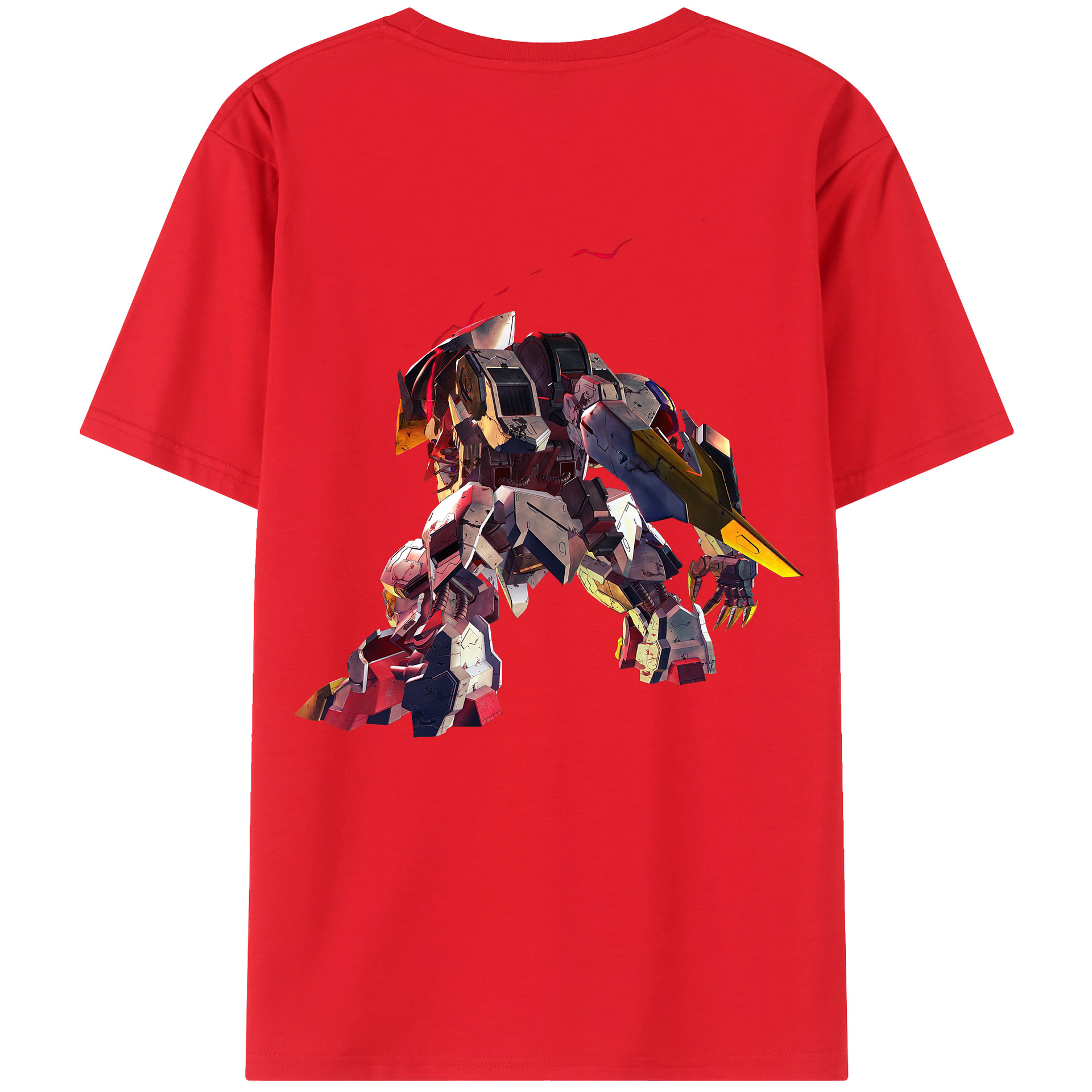 （画像用） 機動戦士ガンダム Mobile Suit Gundam レディース半袖Tシャツ(バックプリント)