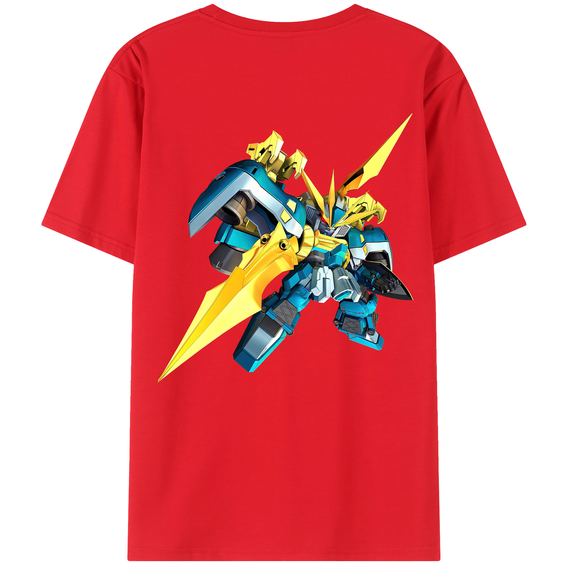 （画像用） 機動戦士ガンダム Mobile Suit Gundam レディース半袖Tシャツ(バックプリント)