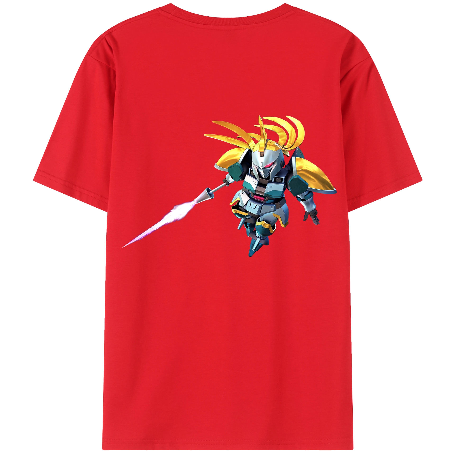 （画像用） 機動戦士ガンダム Mobile Suit Gundam レディース半袖Tシャツ(バックプリント)