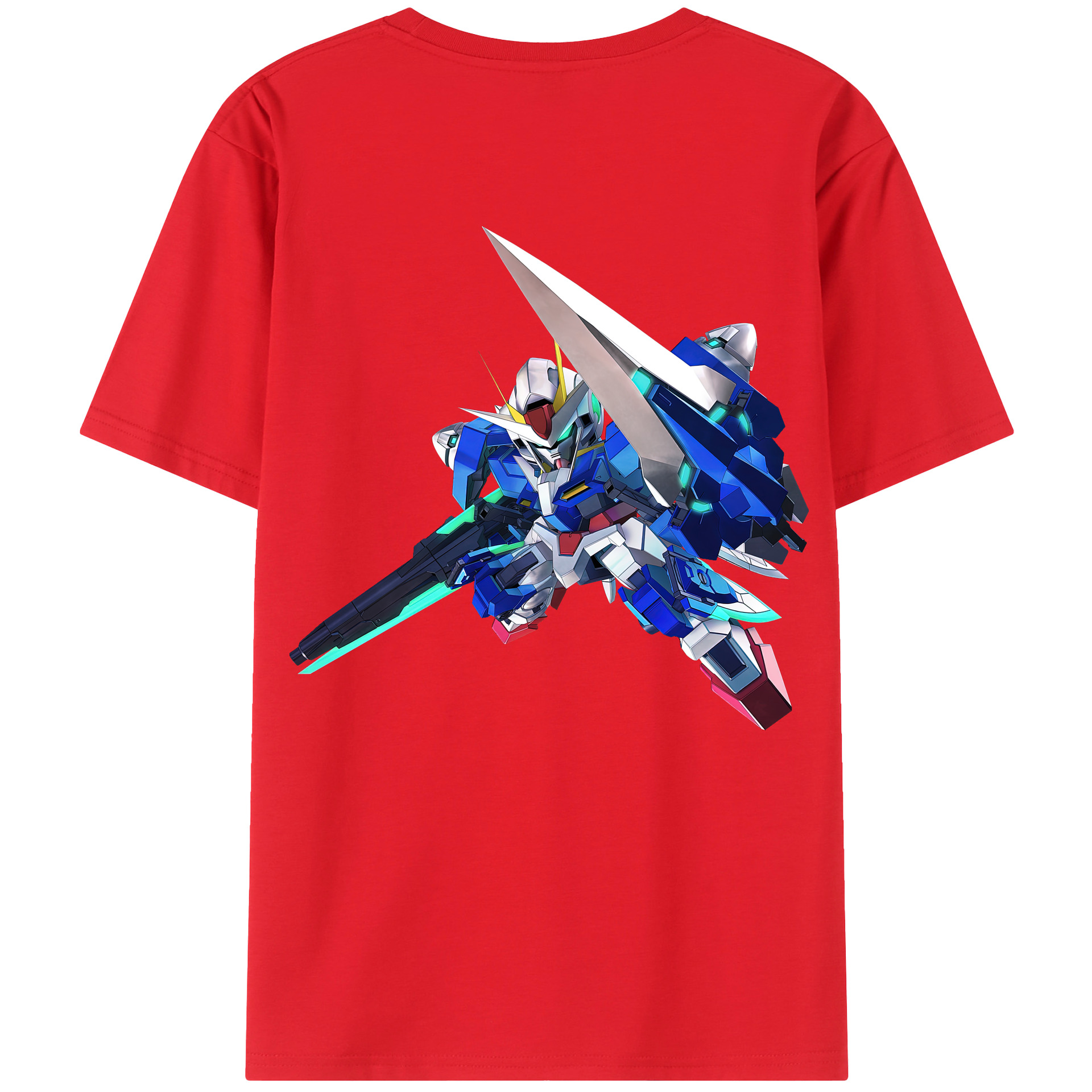 （画像用） 機動戦士ガンダム Mobile Suit Gundam レディース半袖Tシャツ(バックプリント)