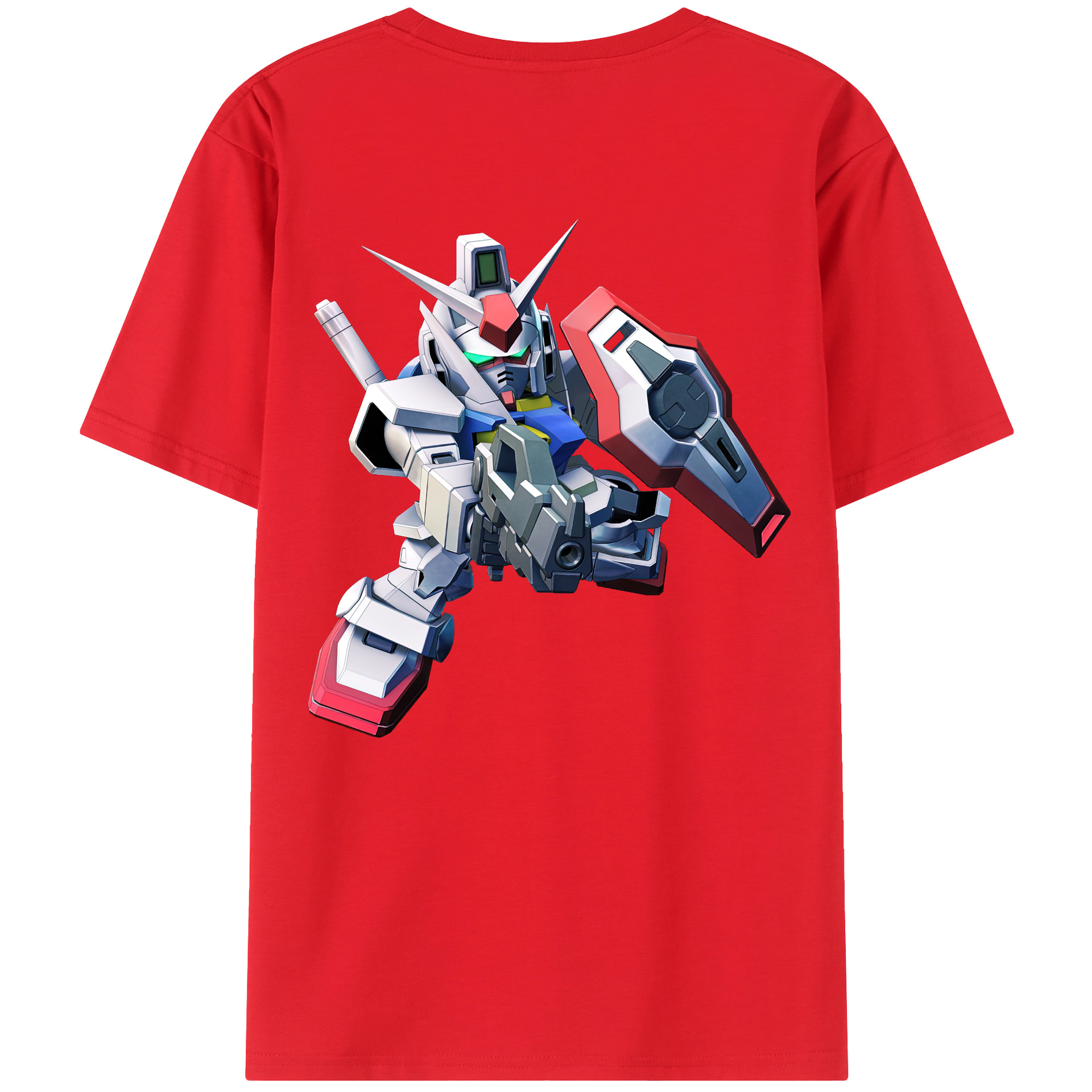 （画像用） 機動戦士ガンダム Mobile Suit Gundam レディース半袖Tシャツ(バックプリント)