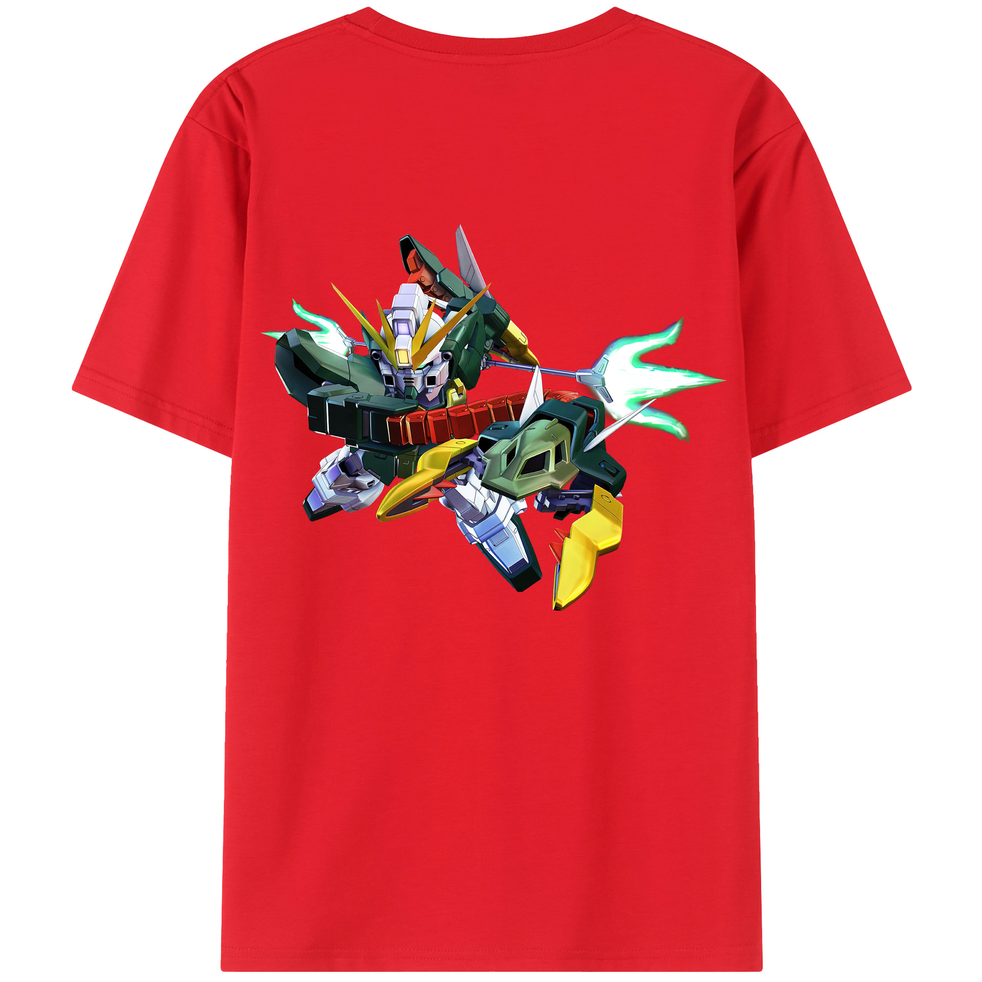 （画像用） 機動戦士ガンダム Mobile Suit Gundam レディース半袖Tシャツ(バックプリント)