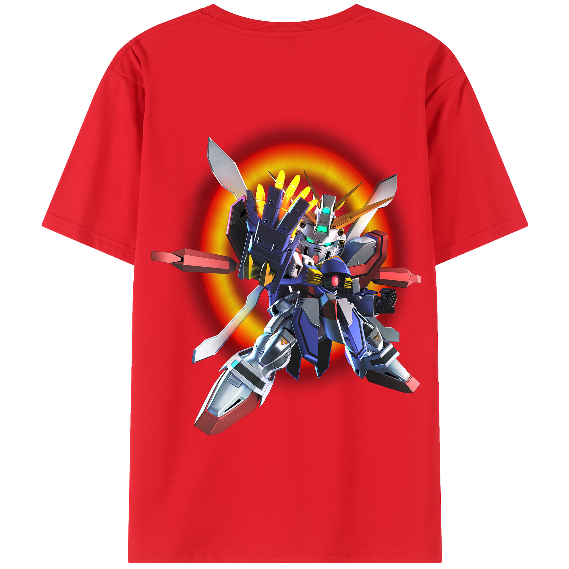 （画像用） 機動戦士ガンダム Mobile Suit Gundam レディース半袖Tシャツ(バックプリント)
