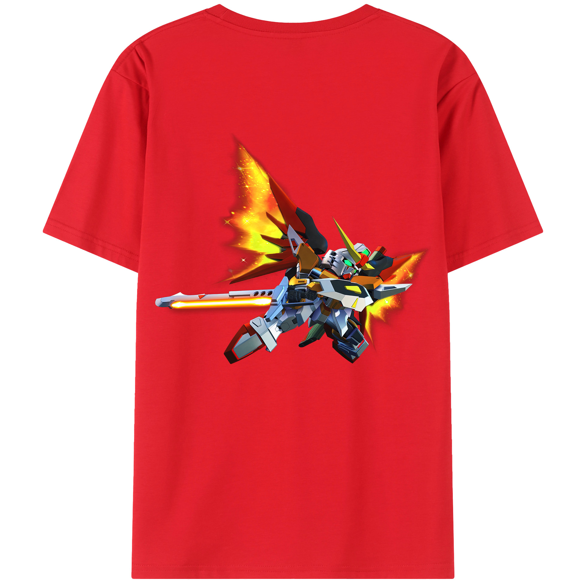 （画像用） 機動戦士ガンダム Mobile Suit Gundam レディース半袖Tシャツ(バックプリント)