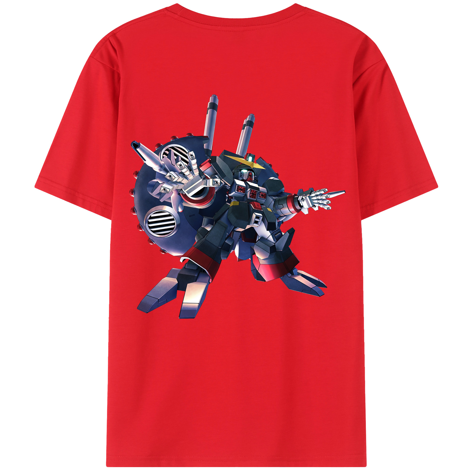 （画像用） 機動戦士ガンダム Mobile Suit Gundam レディース半袖Tシャツ(バックプリント)