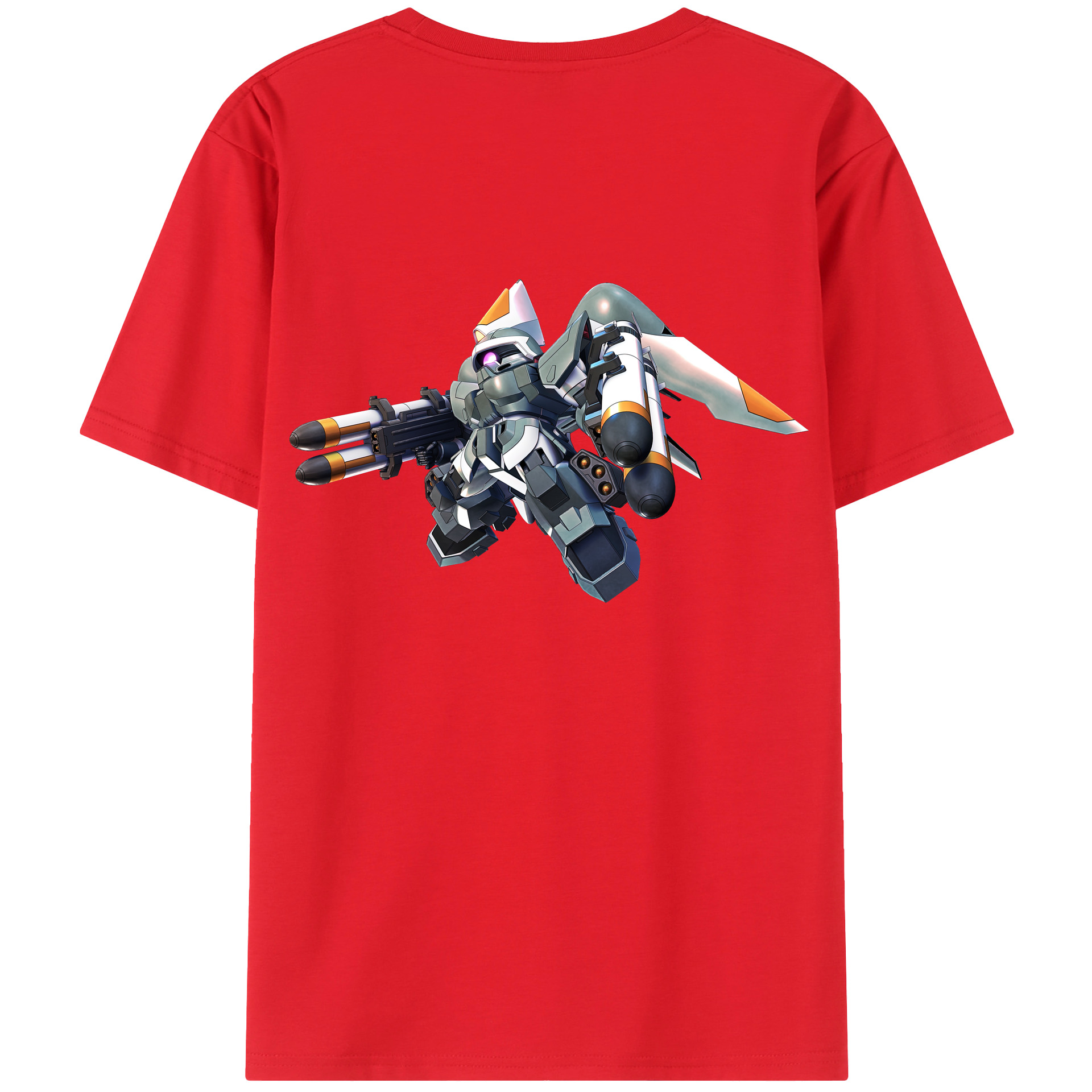 （画像用） 機動戦士ガンダム Mobile Suit Gundam レディース半袖Tシャツ(バックプリント)