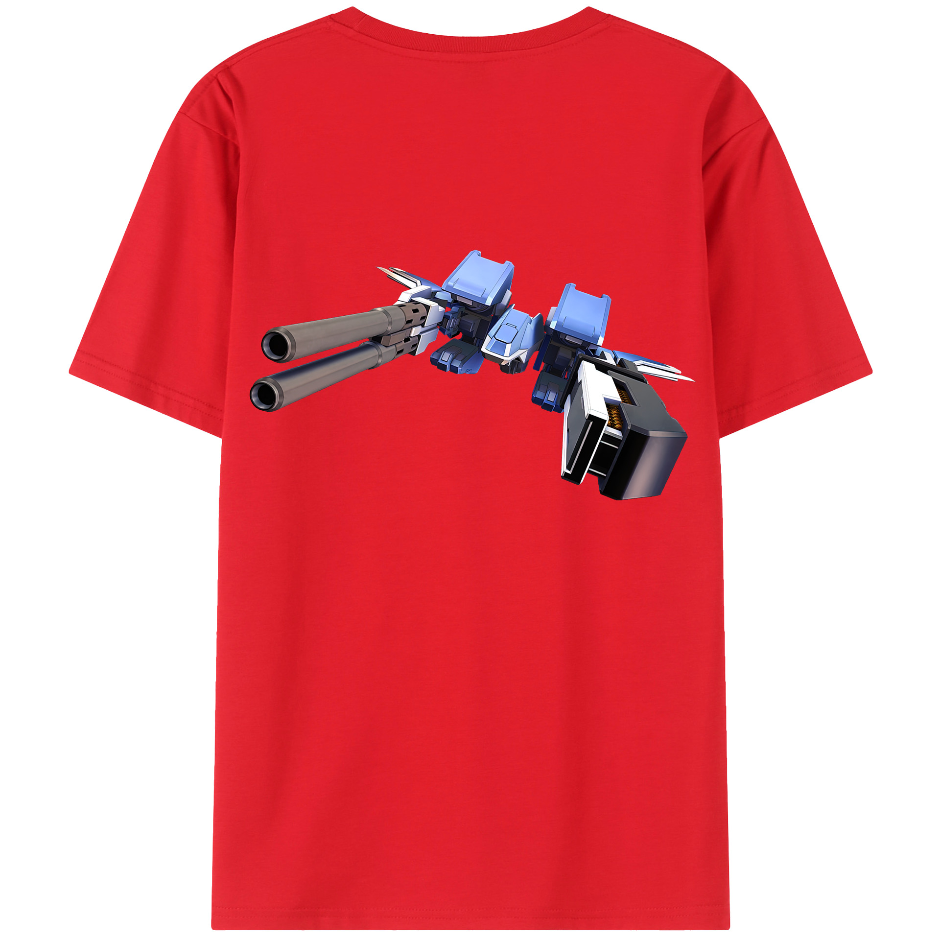 （画像用） 機動戦士ガンダム Mobile Suit Gundam レディース半袖Tシャツ(バックプリント)