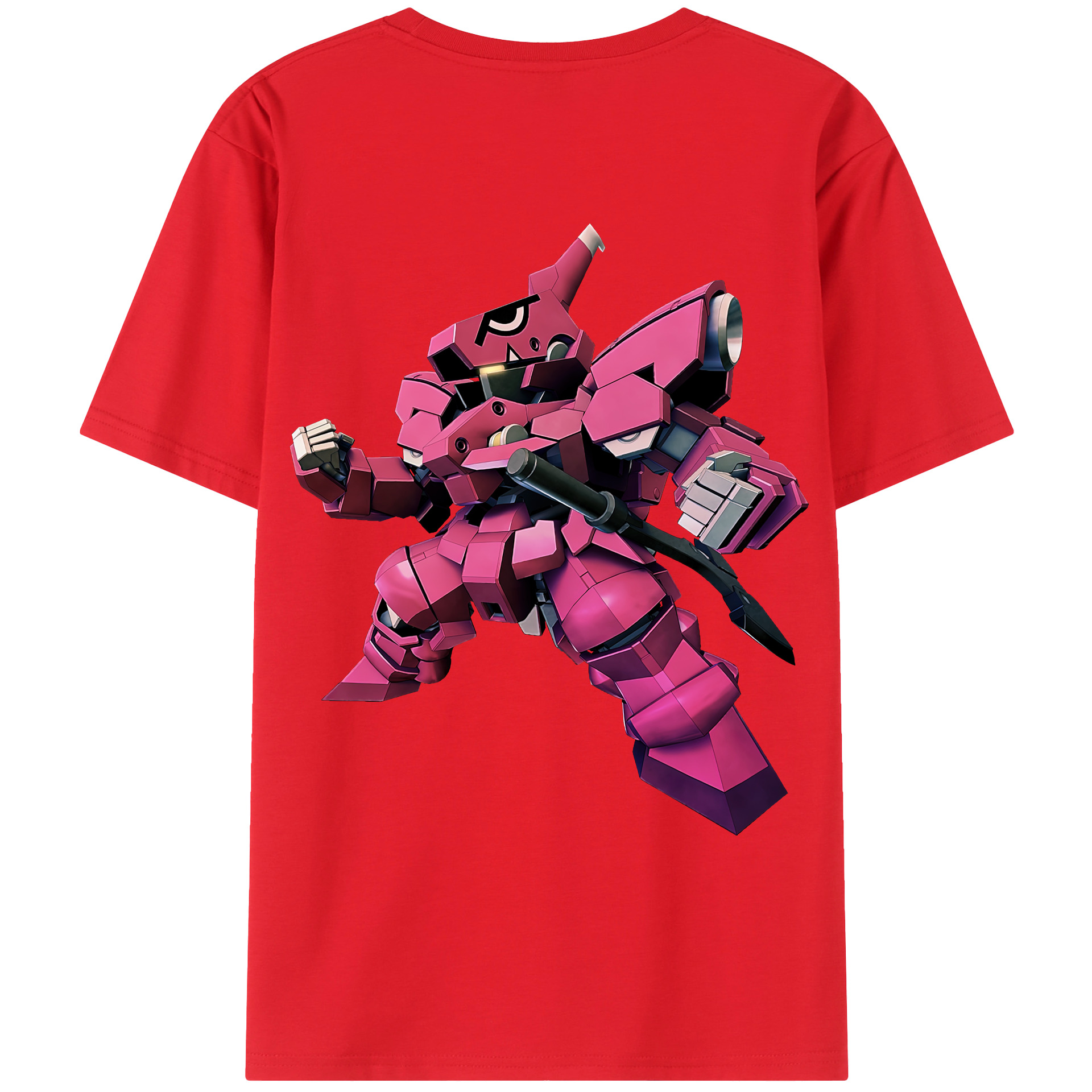（画像用） 機動戦士ガンダム Mobile Suit Gundam レディース半袖Tシャツ(バックプリント)