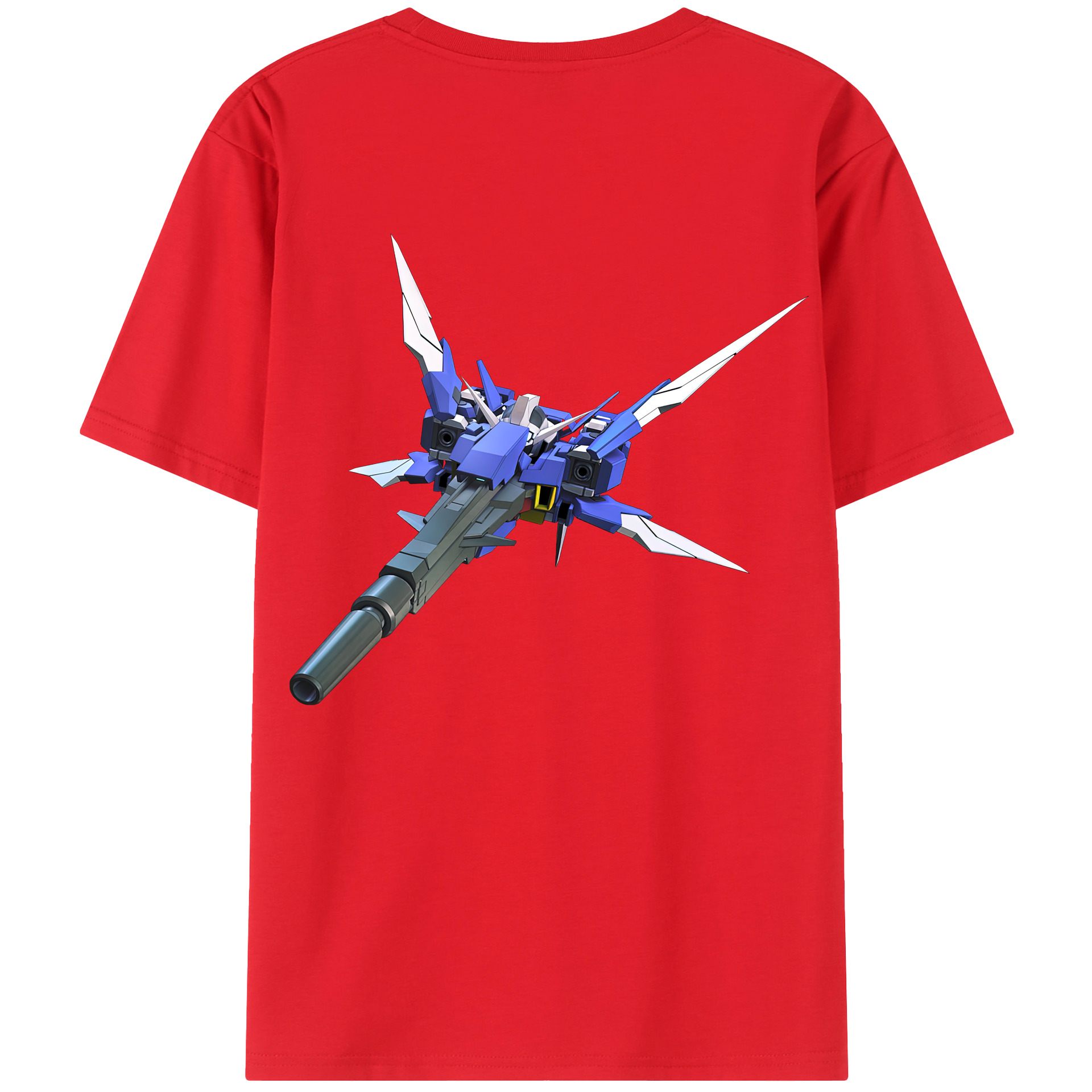 （画像用） 機動戦士ガンダム Mobile Suit Gundam レディース半袖Tシャツ(バックプリント)