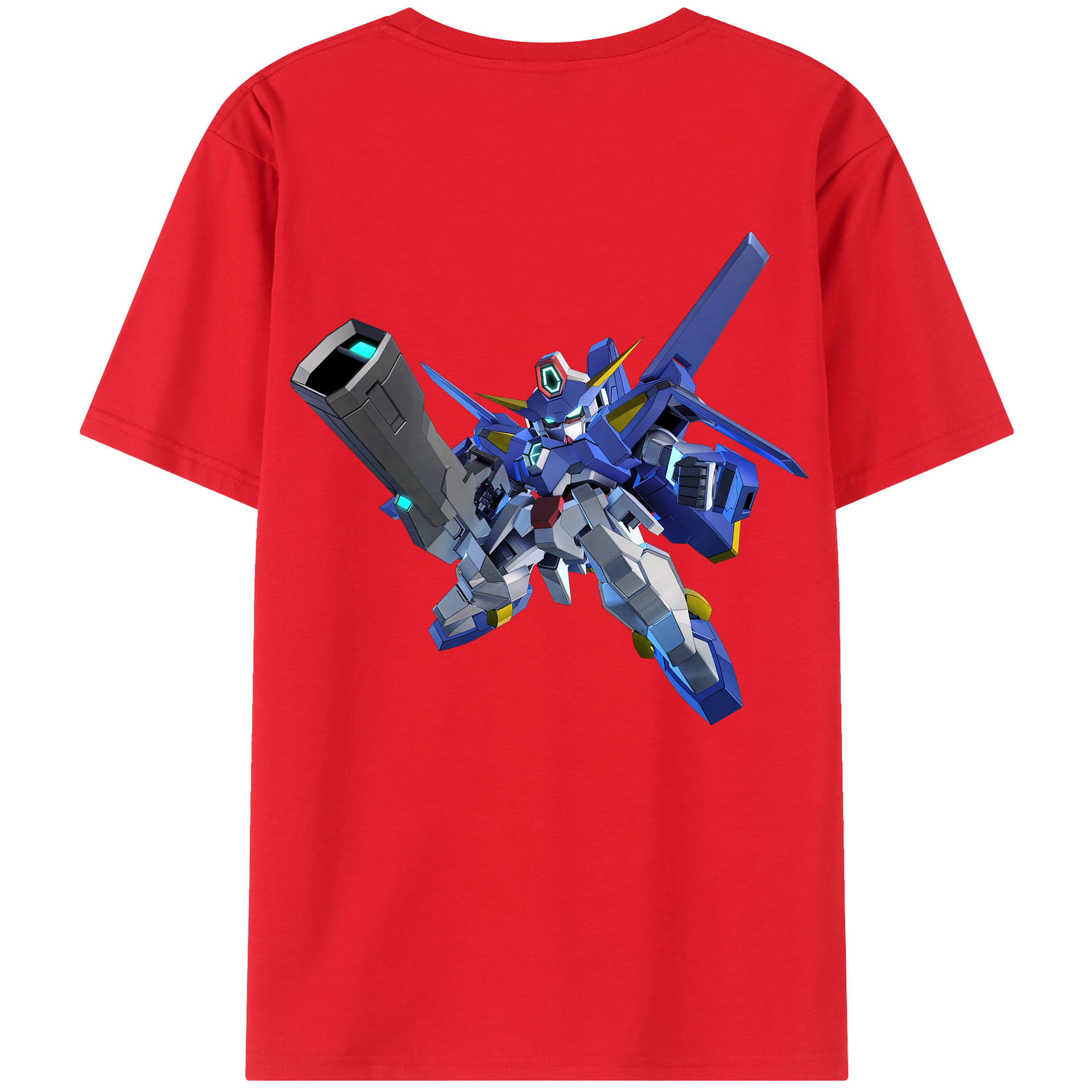 （画像用） 機動戦士ガンダム Mobile Suit Gundam レディース半袖Tシャツ(バックプリント)