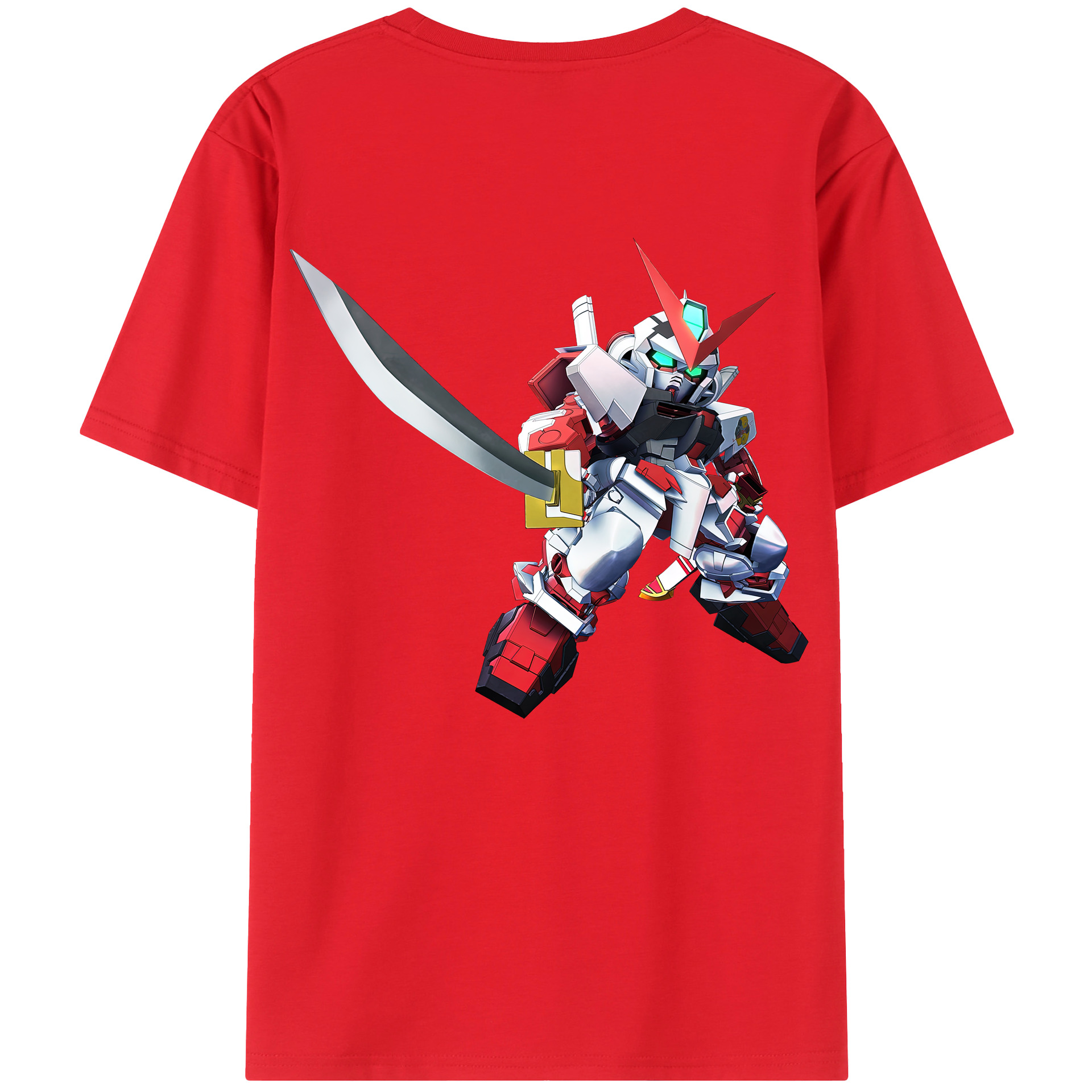 （画像用） 機動戦士ガンダム Mobile Suit Gundam レディース半袖Tシャツ(バックプリント)