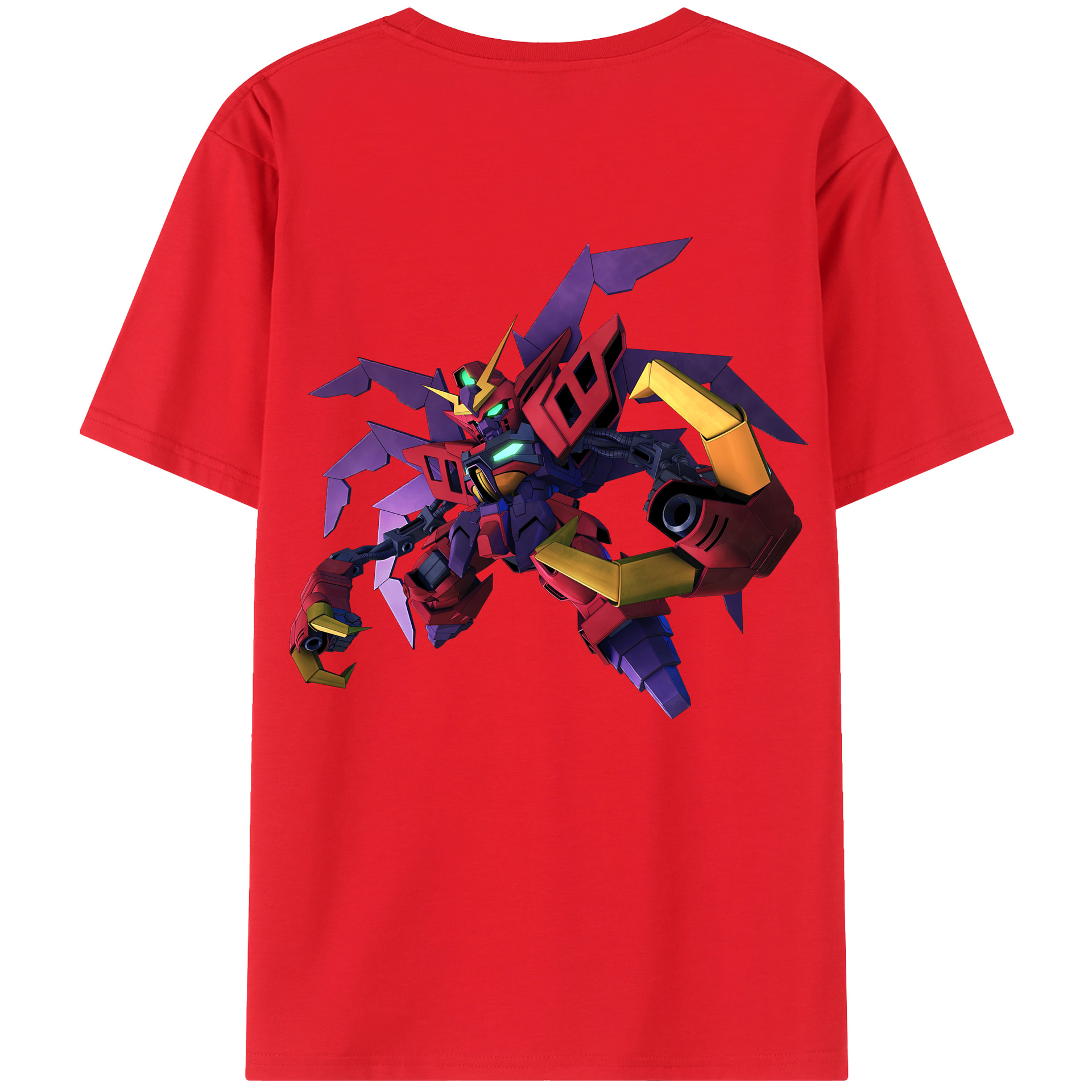 （画像用） 機動戦士ガンダム Mobile Suit Gundam レディース半袖Tシャツ(バックプリント)