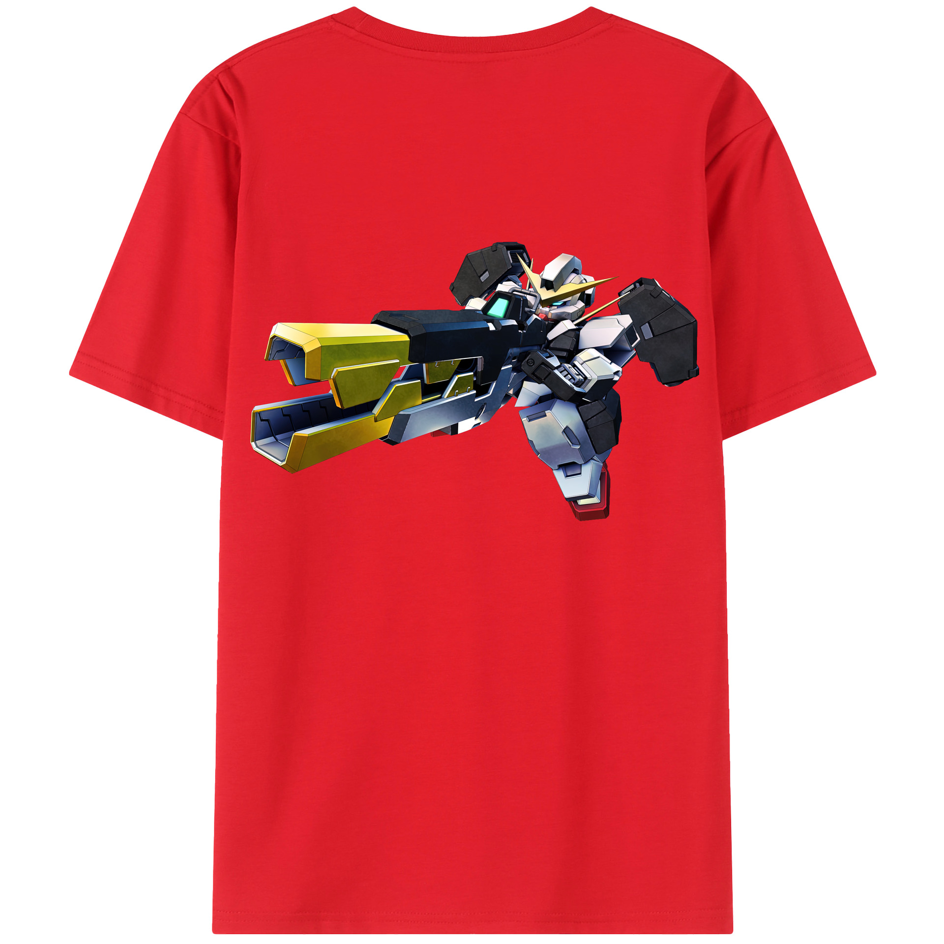 （画像用） 機動戦士ガンダム Mobile Suit Gundam レディース半袖Tシャツ(バックプリント)