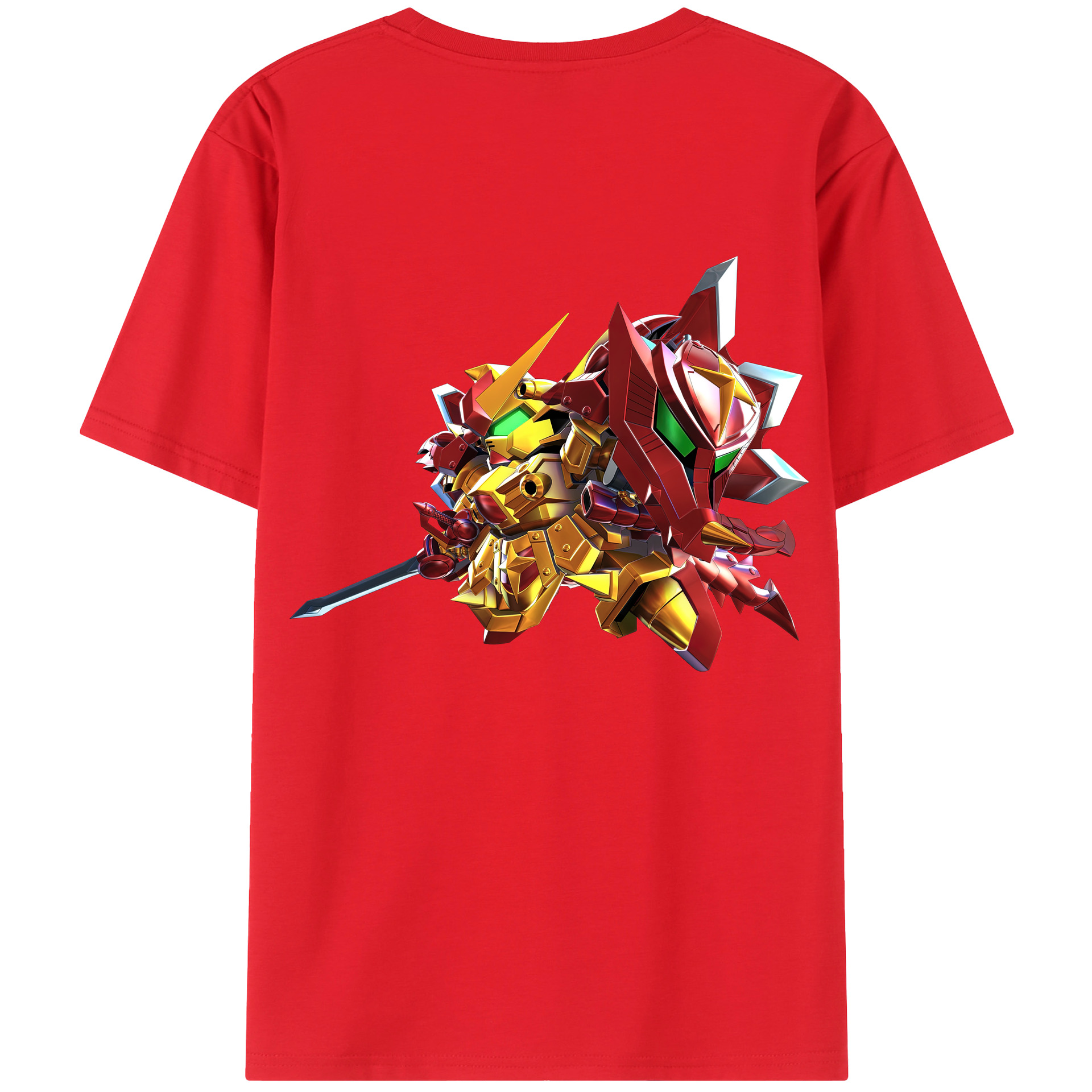 （画像用） 機動戦士ガンダム Mobile Suit Gundam レディース半袖Tシャツ(バックプリント)
