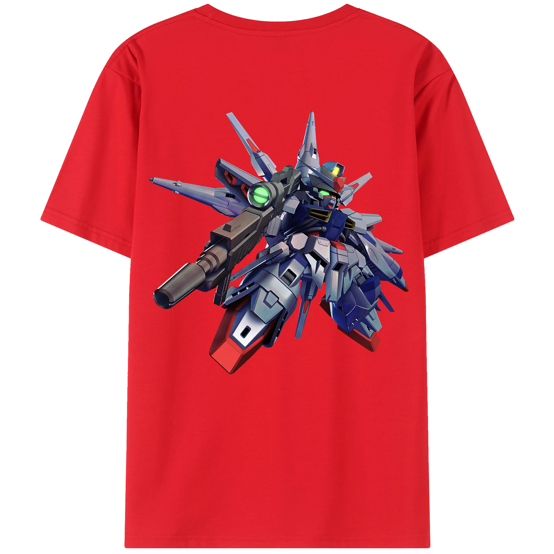 （画像用） 機動戦士ガンダム Mobile Suit Gundam レディース半袖Tシャツ(バックプリント)