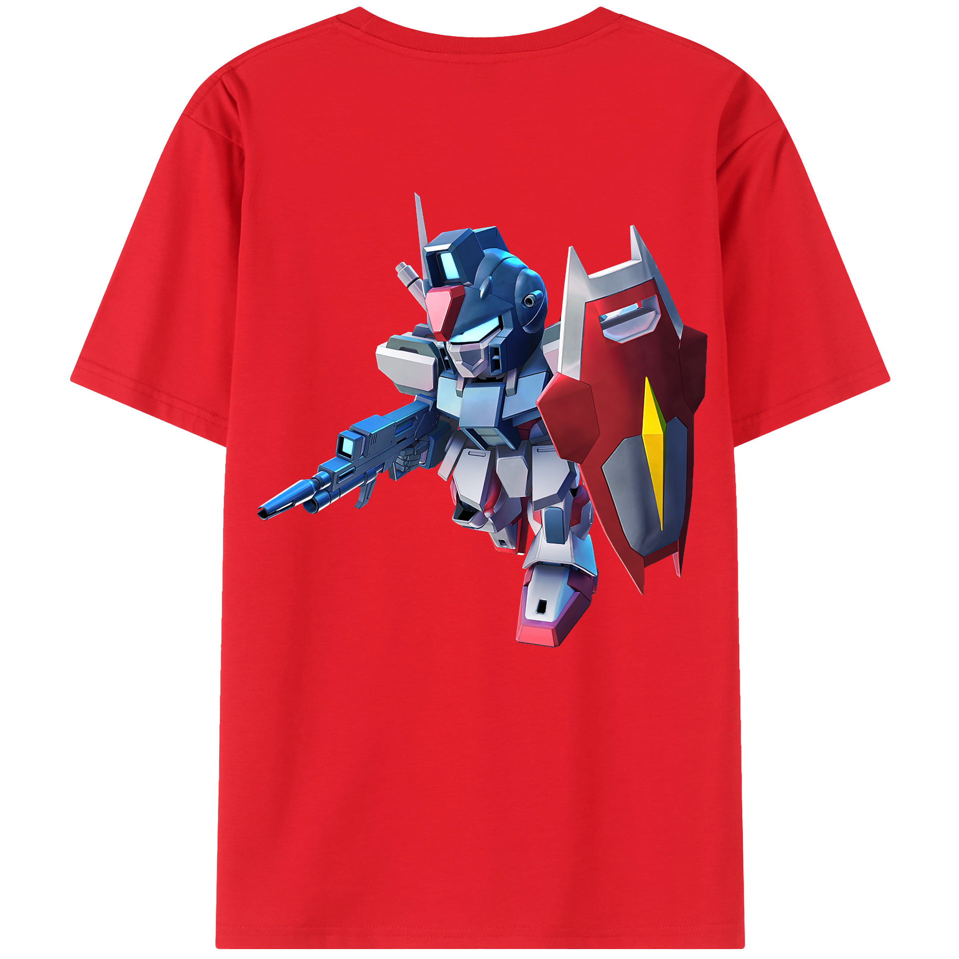（画像用） 機動戦士ガンダム Mobile Suit Gundam レディース半袖Tシャツ(バックプリント)