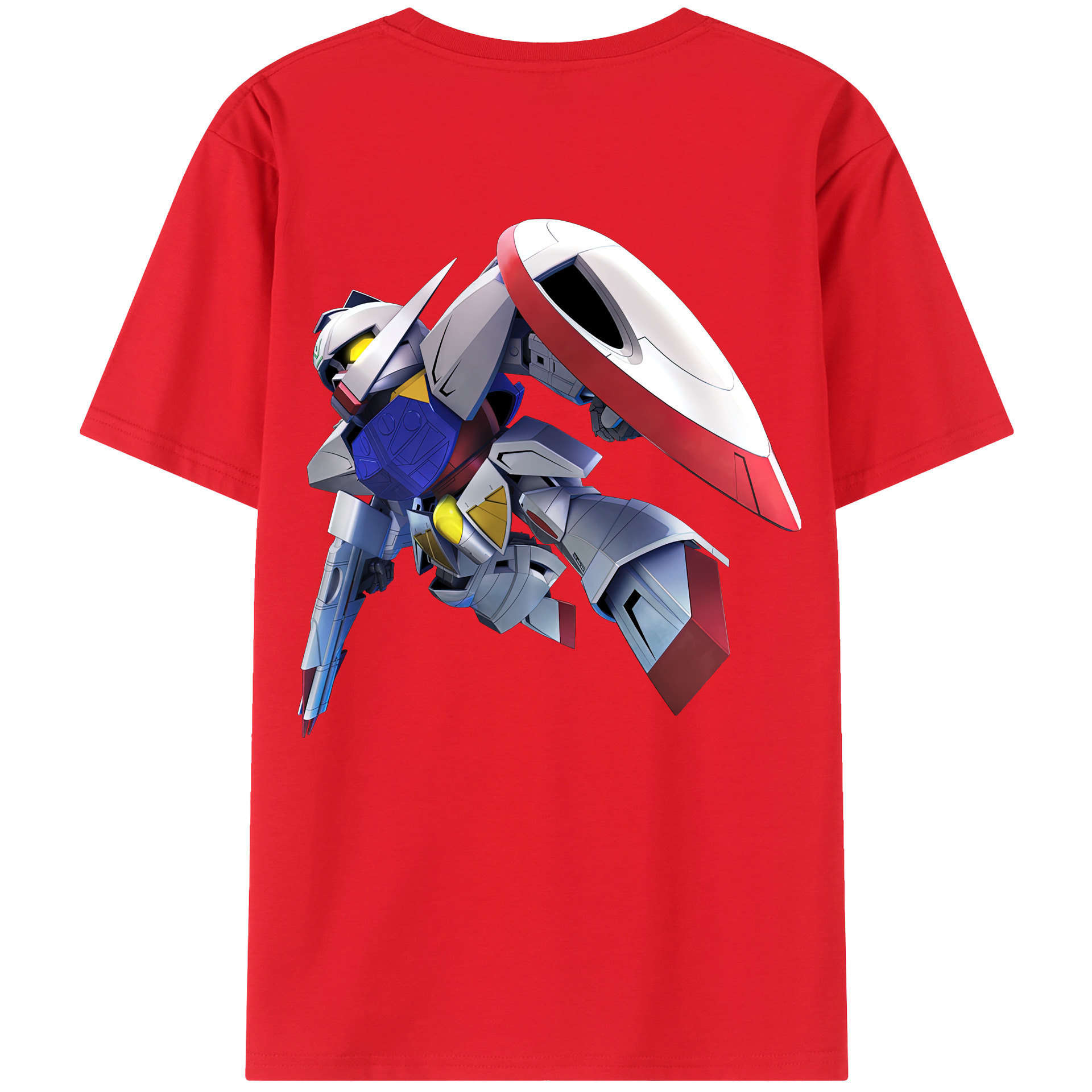 （画像用） 機動戦士ガンダム Mobile Suit Gundam レディース半袖Tシャツ(バックプリント)