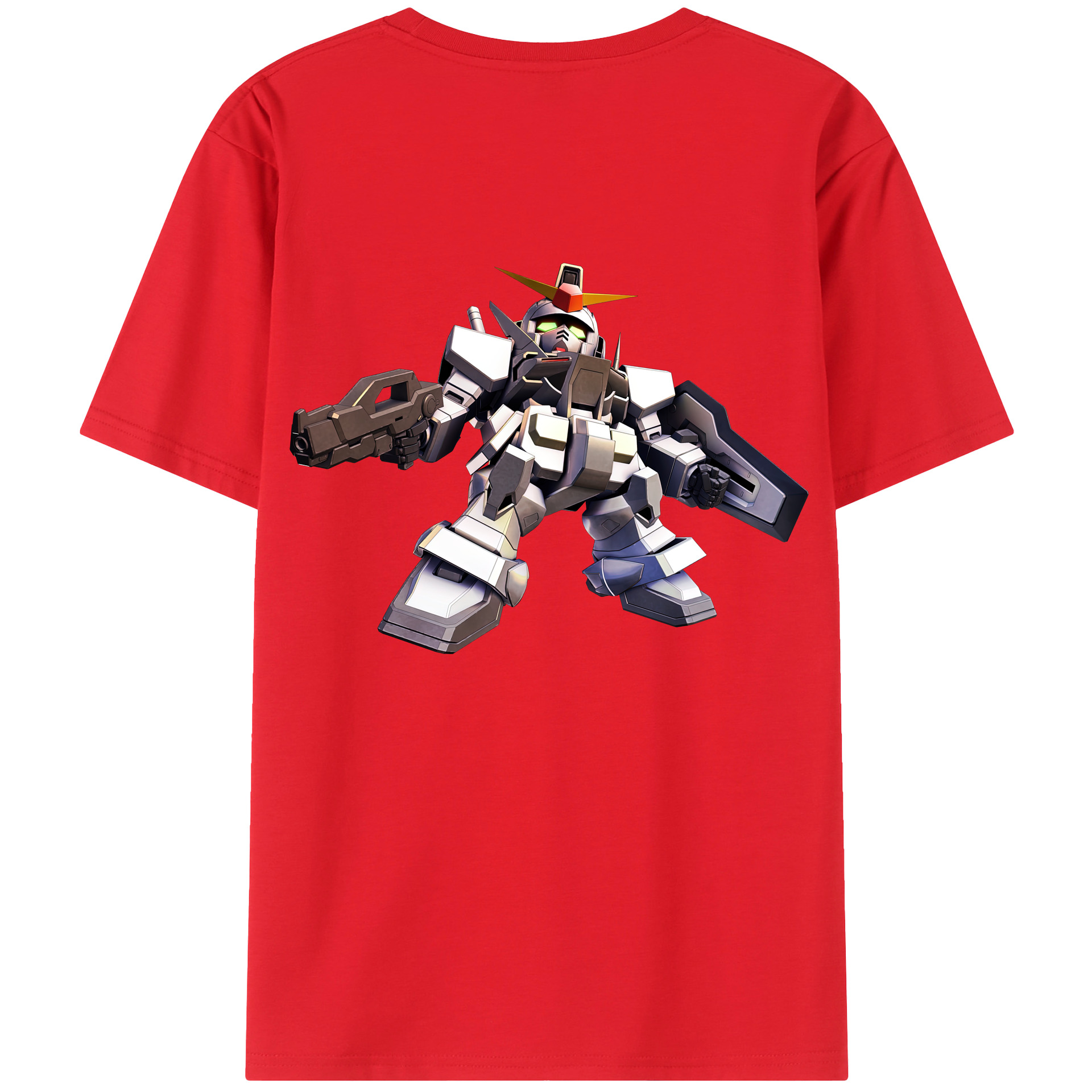 （画像用） 機動戦士ガンダム Mobile Suit Gundam レディース半袖Tシャツ(バックプリント)