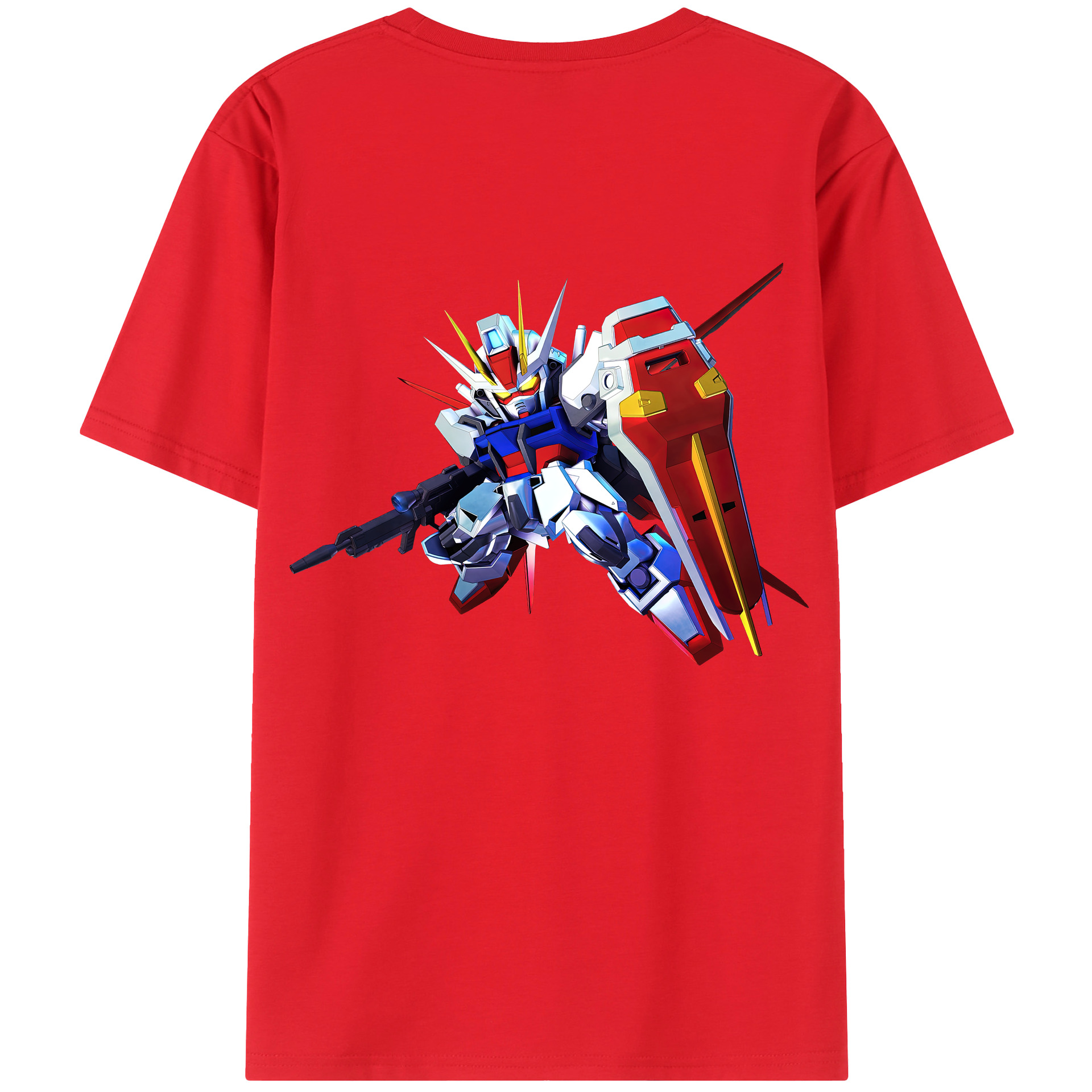 （画像用） 機動戦士ガンダム Mobile Suit Gundam レディース半袖Tシャツ(バックプリント)