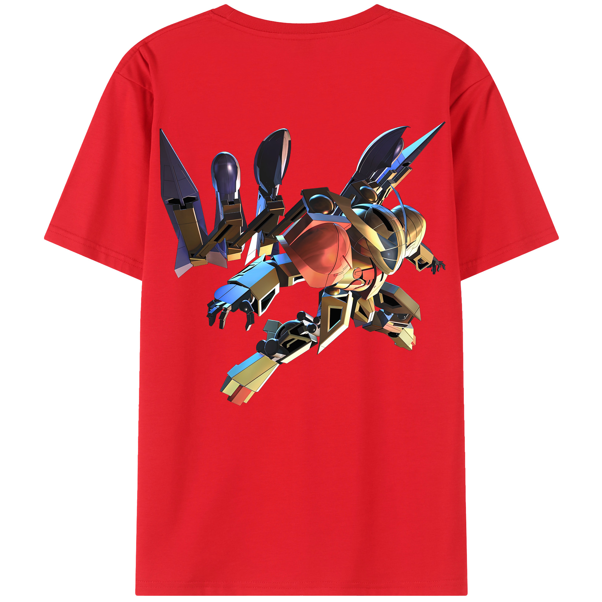 （画像用） 機動戦士ガンダム Mobile Suit Gundam レディース半袖Tシャツ(バックプリント)