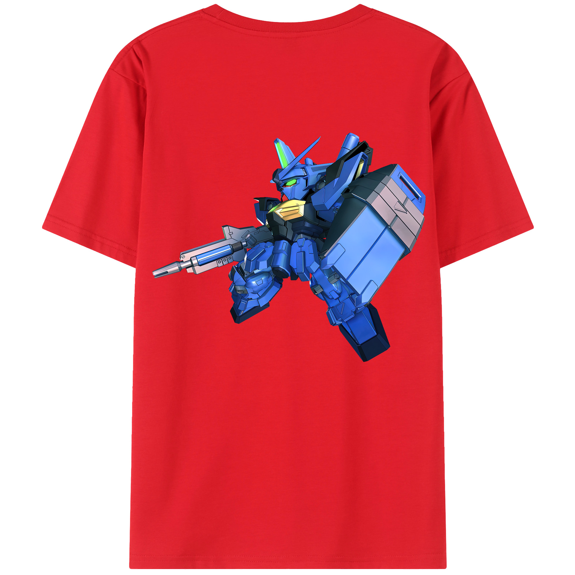 （画像用） 機動戦士ガンダム Mobile Suit Gundam レディース半袖Tシャツ(バックプリント)