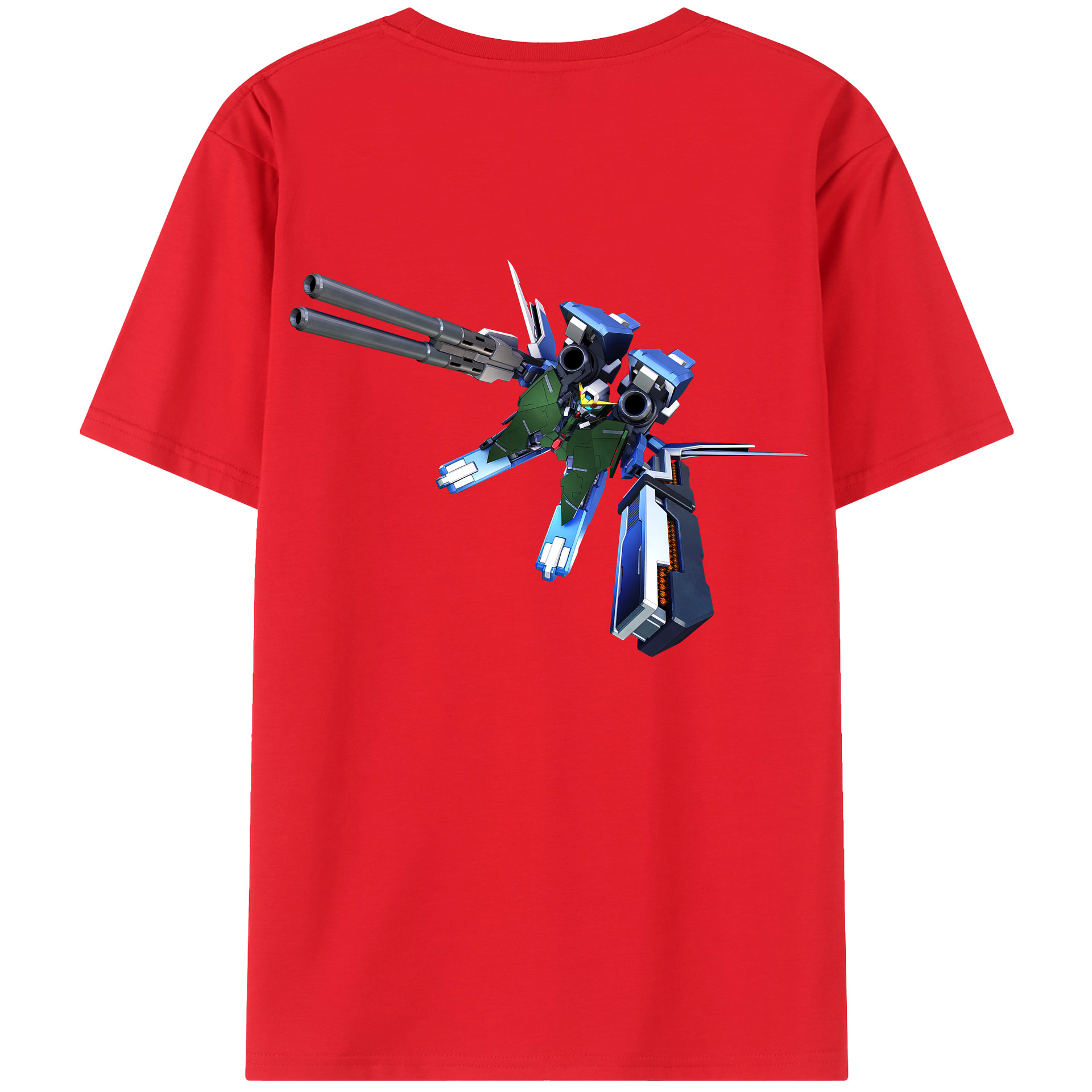 （画像用） 機動戦士ガンダム Mobile Suit Gundam レディース半袖Tシャツ(バックプリント)
