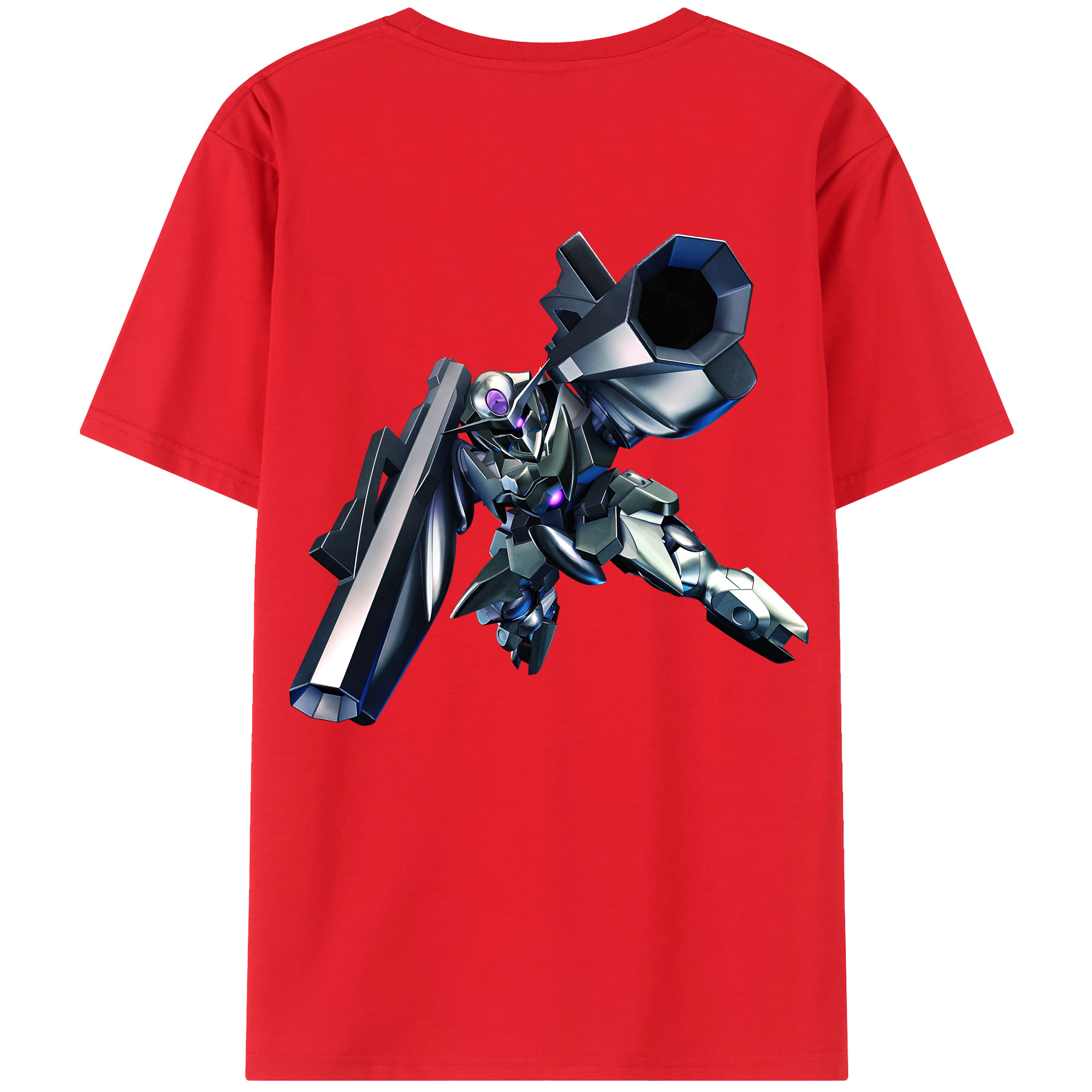 （画像用） 機動戦士ガンダム Mobile Suit Gundam レディース半袖Tシャツ(バックプリント)