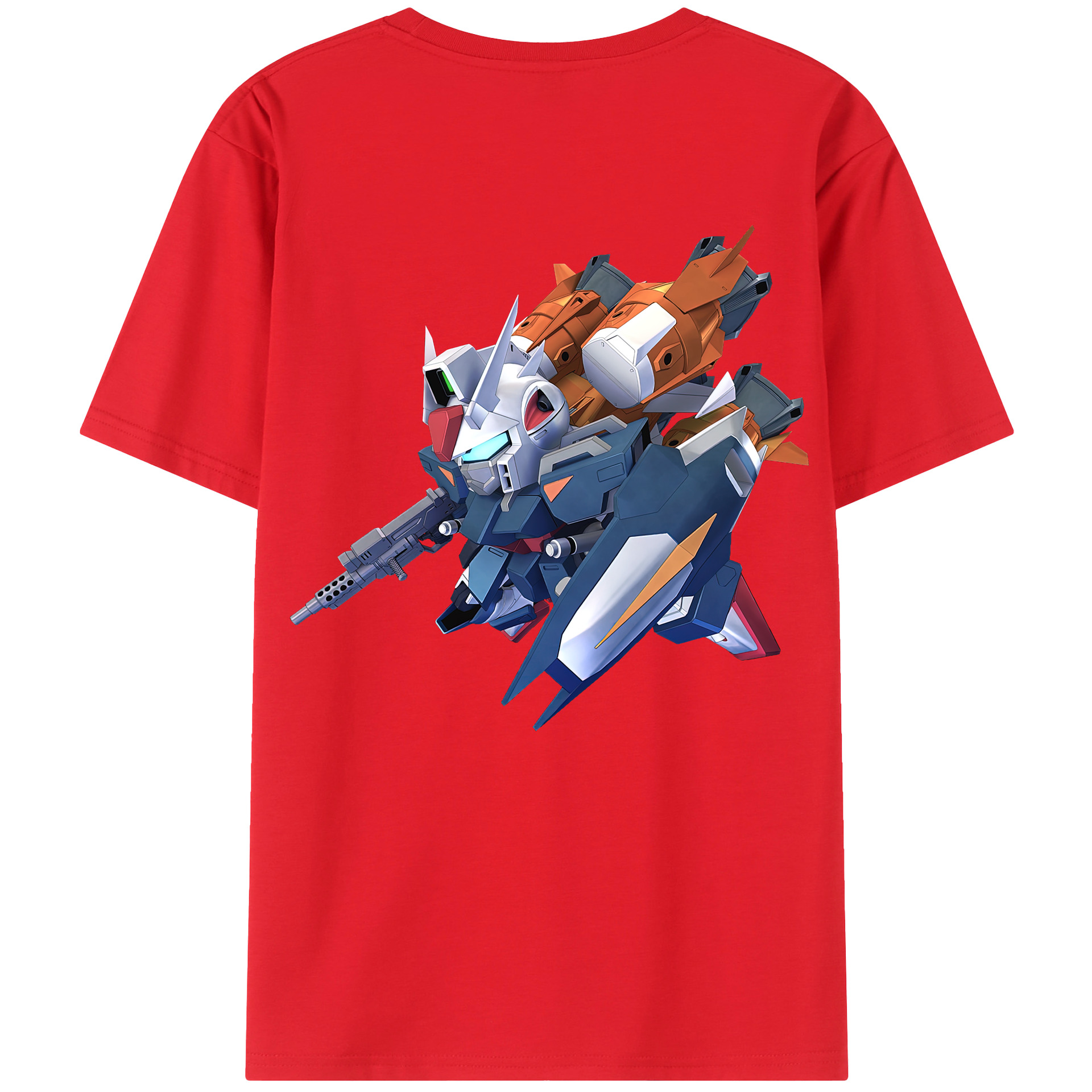 （画像用） 機動戦士ガンダム Mobile Suit Gundam レディース半袖Tシャツ(バックプリント)