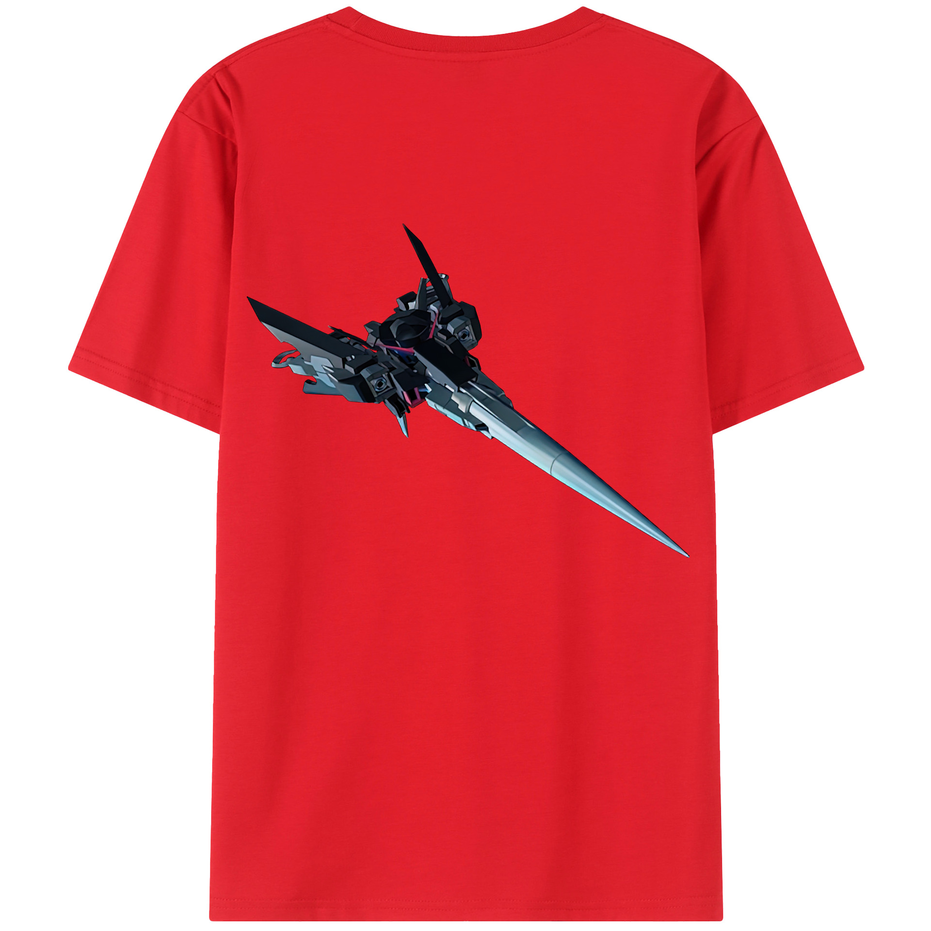 （画像用） 機動戦士ガンダム Mobile Suit Gundam レディース半袖Tシャツ(バックプリント)