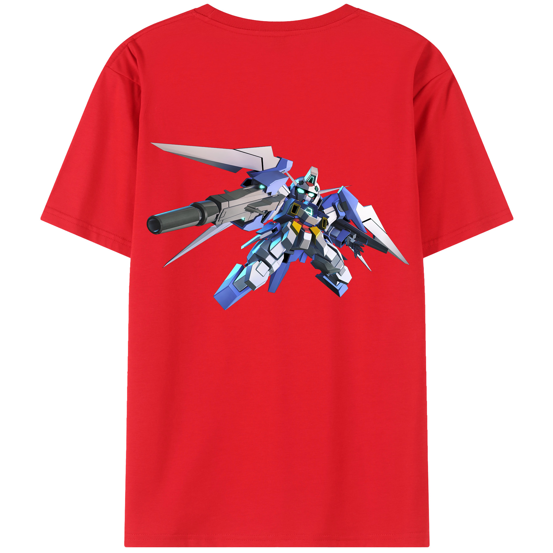 （画像用） 機動戦士ガンダム Mobile Suit Gundam レディース半袖Tシャツ(バックプリント)