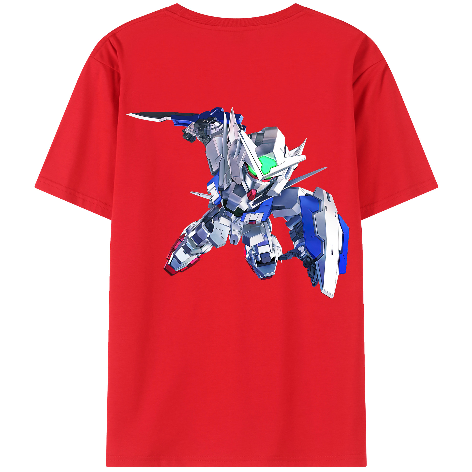 （画像用） 機動戦士ガンダム Mobile Suit Gundam レディース半袖Tシャツ(バックプリント)