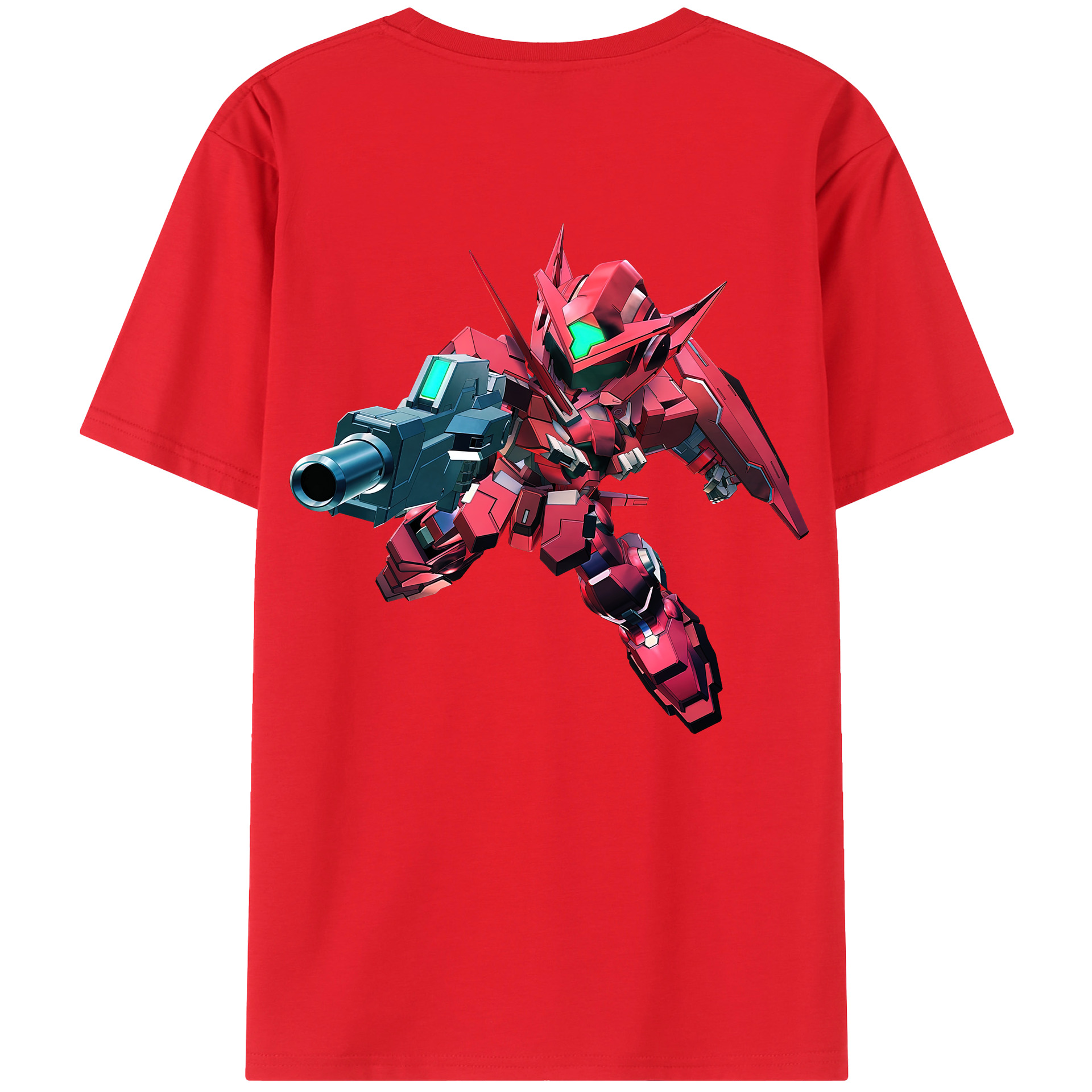 （画像用） 機動戦士ガンダム Mobile Suit Gundam レディース半袖Tシャツ(バックプリント)