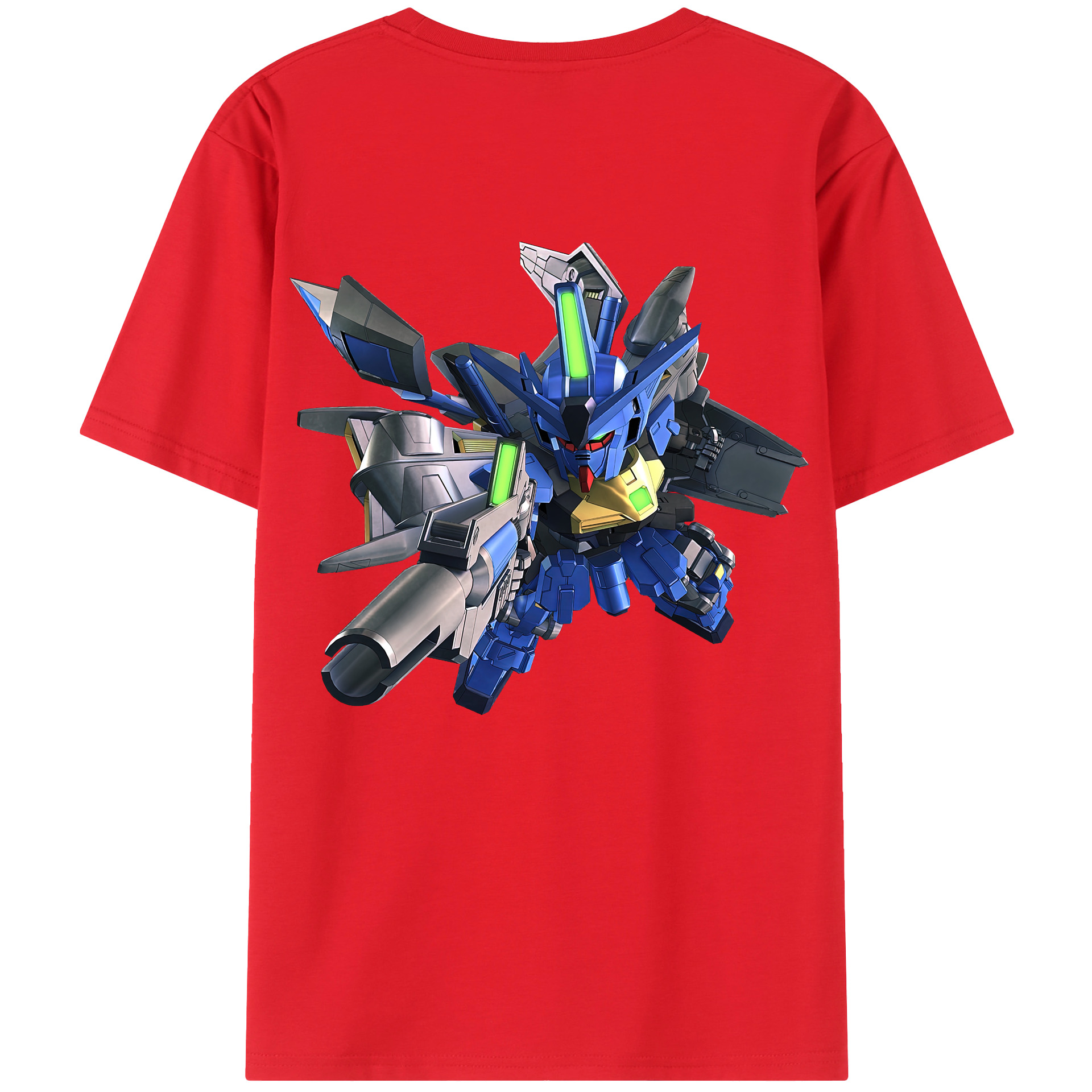 （画像用） 機動戦士ガンダム Mobile Suit Gundam レディース半袖Tシャツ(バックプリント)