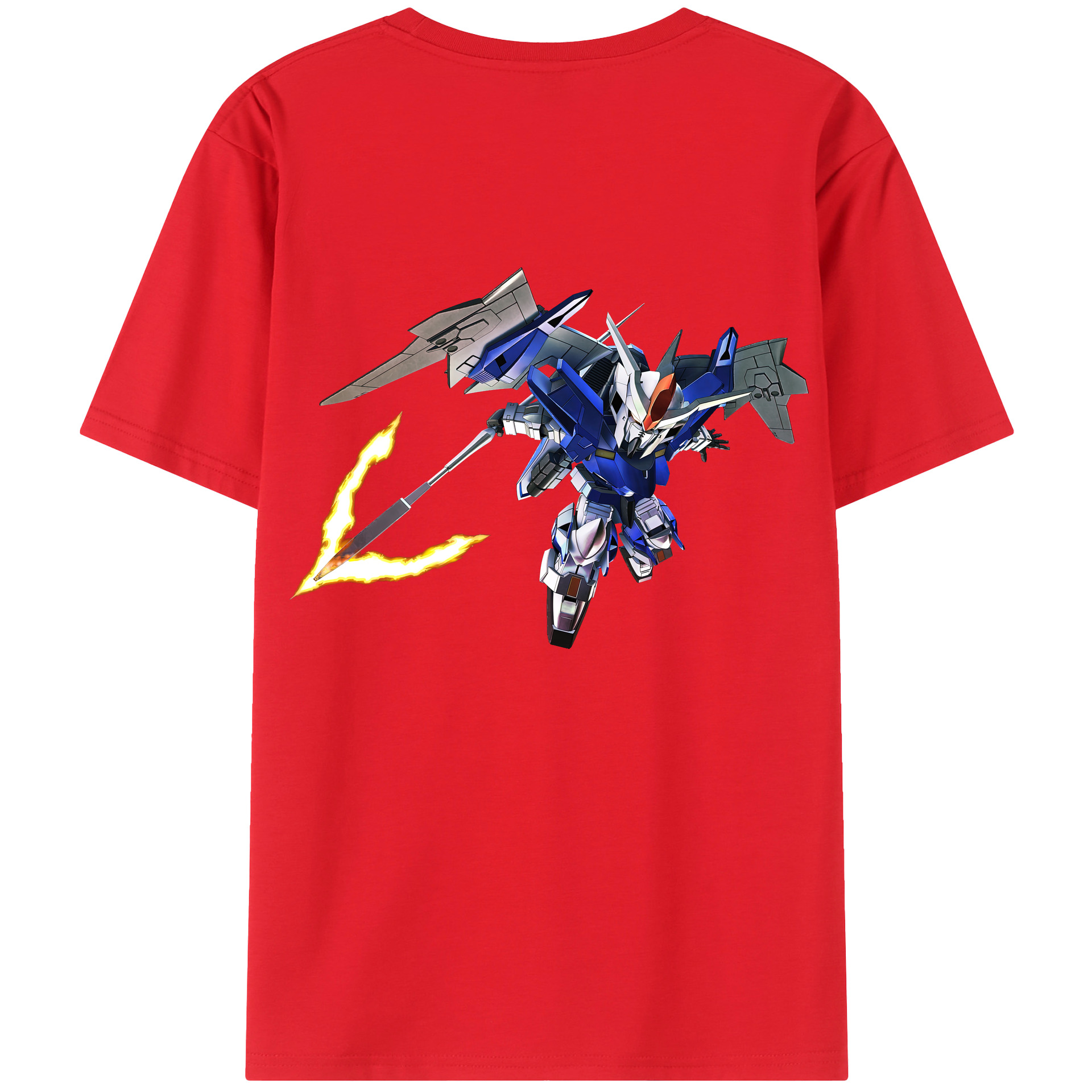（画像用） 機動戦士ガンダム Mobile Suit Gundam レディース半袖Tシャツ(バックプリント)