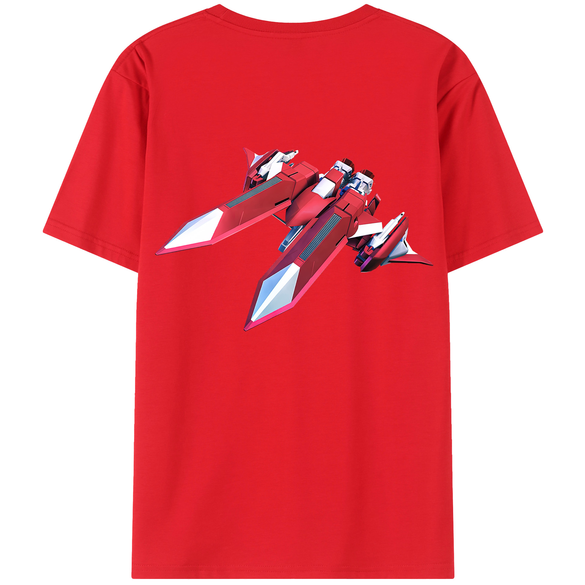 （画像用） 機動戦士ガンダム Mobile Suit Gundam レディース半袖Tシャツ(バックプリント)