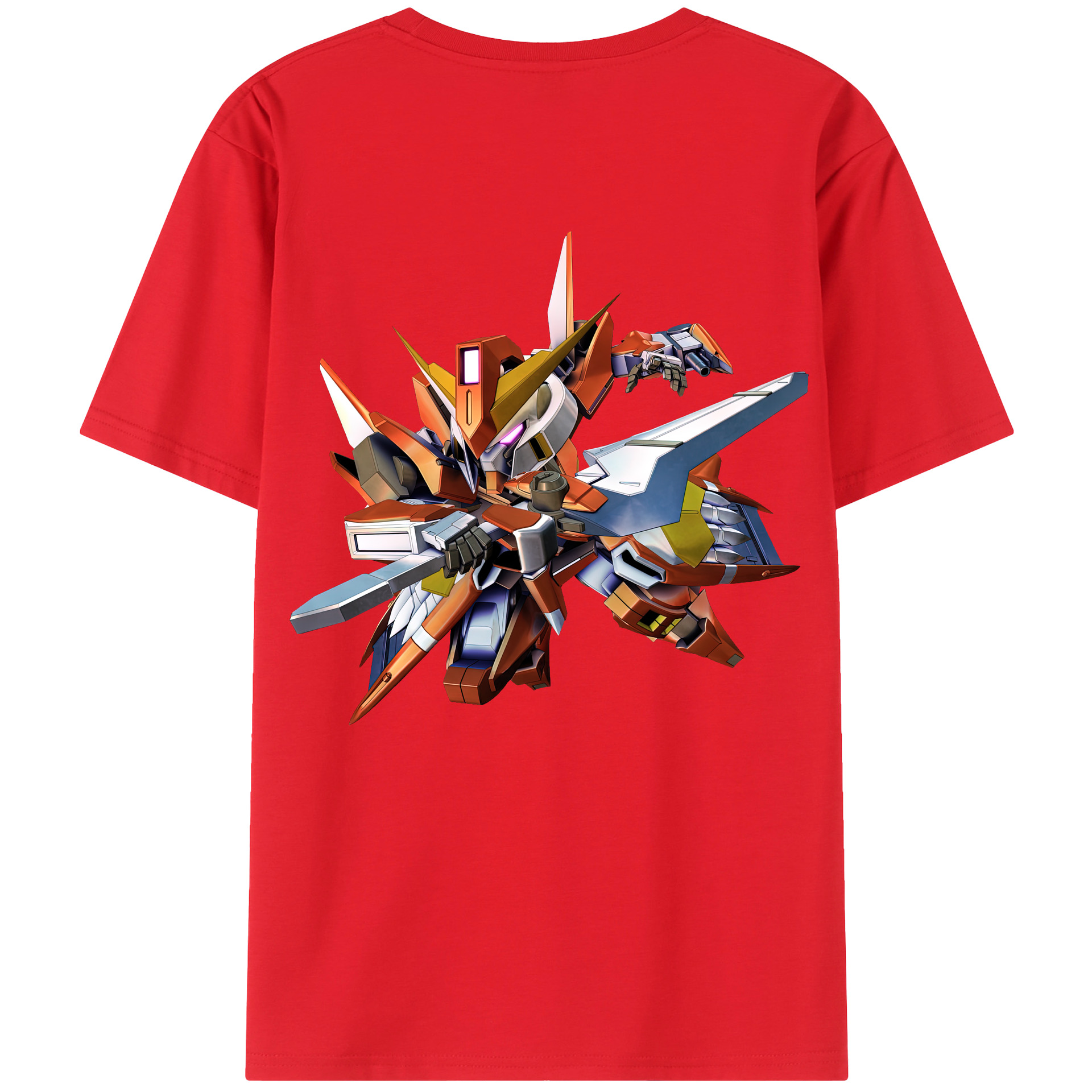 （画像用） 機動戦士ガンダム Mobile Suit Gundam レディース半袖Tシャツ(バックプリント)