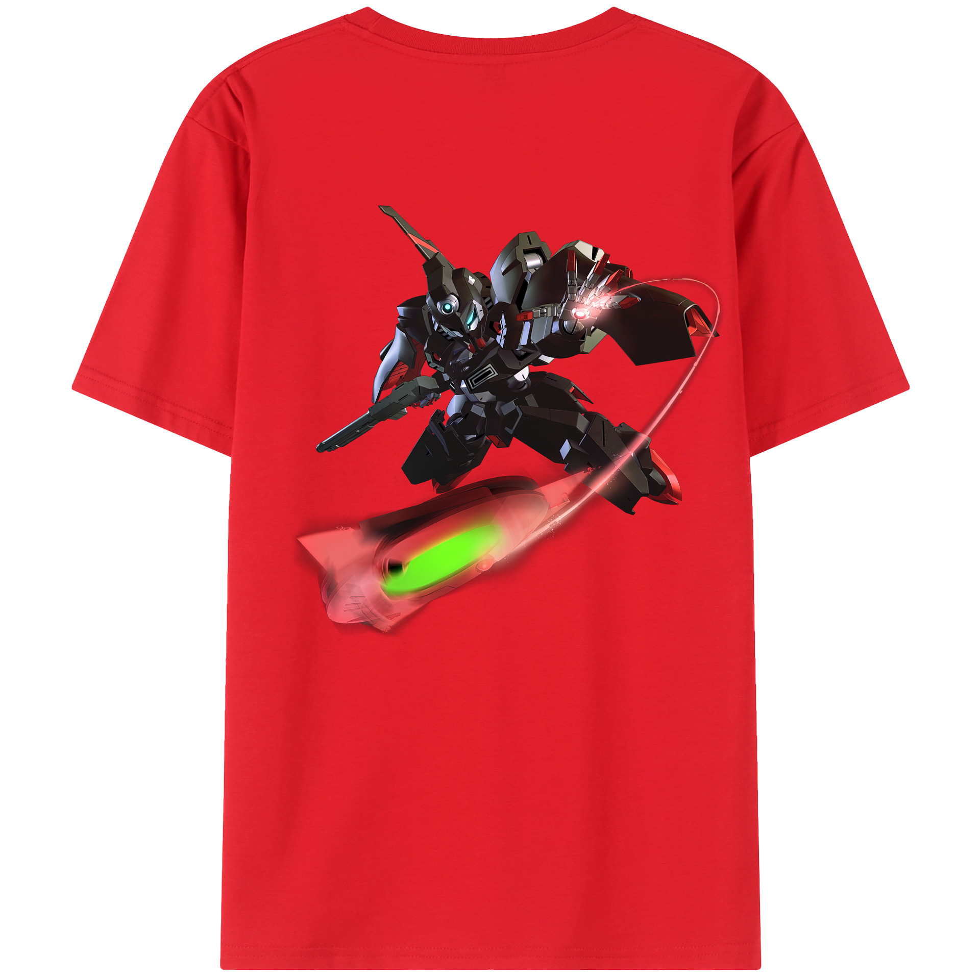 （画像用） 機動戦士ガンダム Mobile Suit Gundam レディース半袖Tシャツ(バックプリント)