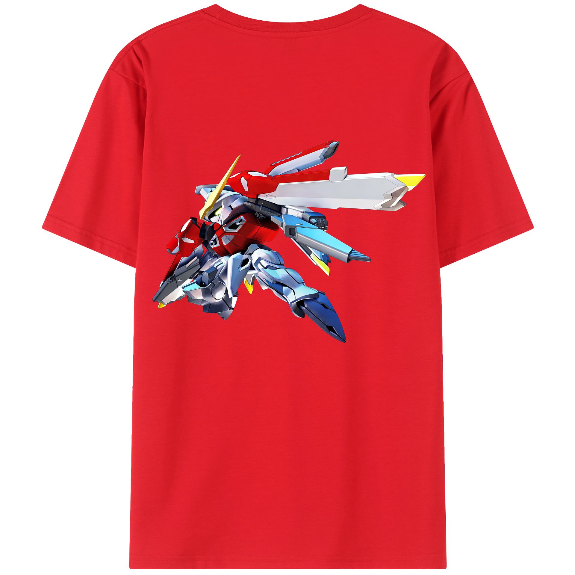 （画像用） 機動戦士ガンダム Mobile Suit Gundam レディース半袖Tシャツ(バックプリント)