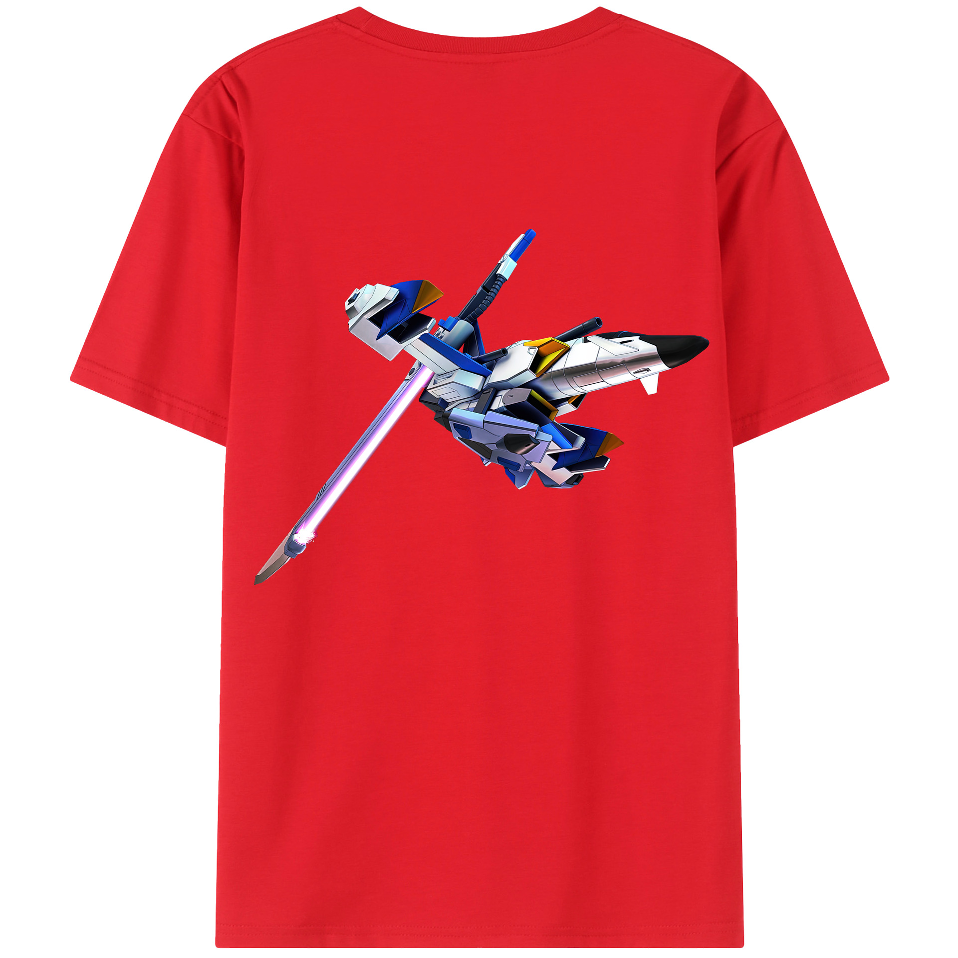 （画像用） 機動戦士ガンダム Mobile Suit Gundam レディース半袖Tシャツ(バックプリント)
