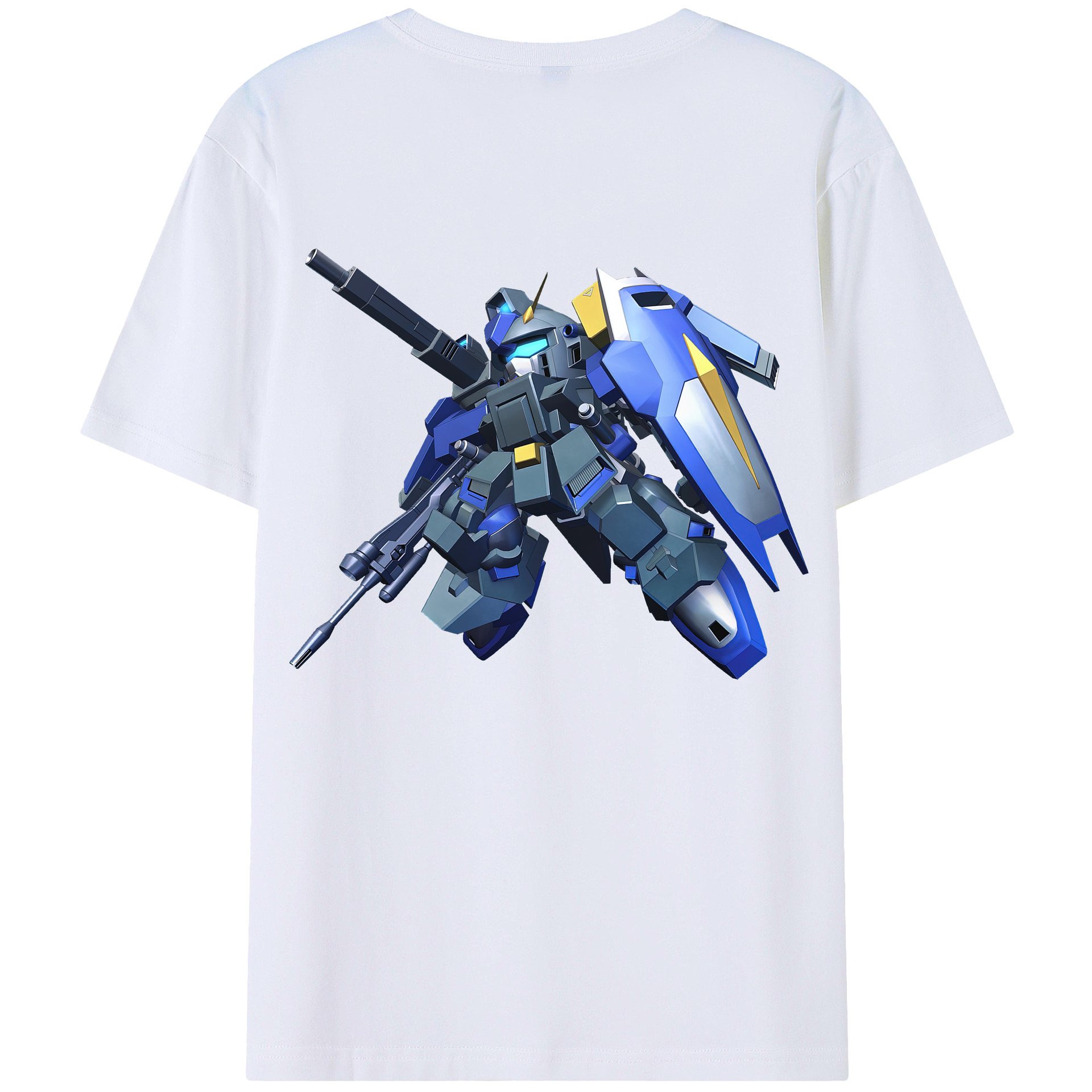 （画像用） 機動戦士ガンダム Mobile Suit Gundam レディース半袖Tシャツ(バックプリント)