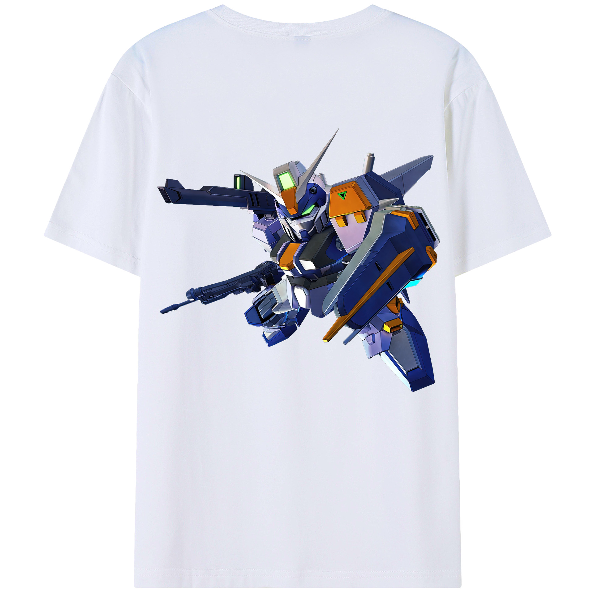 （画像用） 機動戦士ガンダム Mobile Suit Gundam レディース半袖Tシャツ(バックプリント)