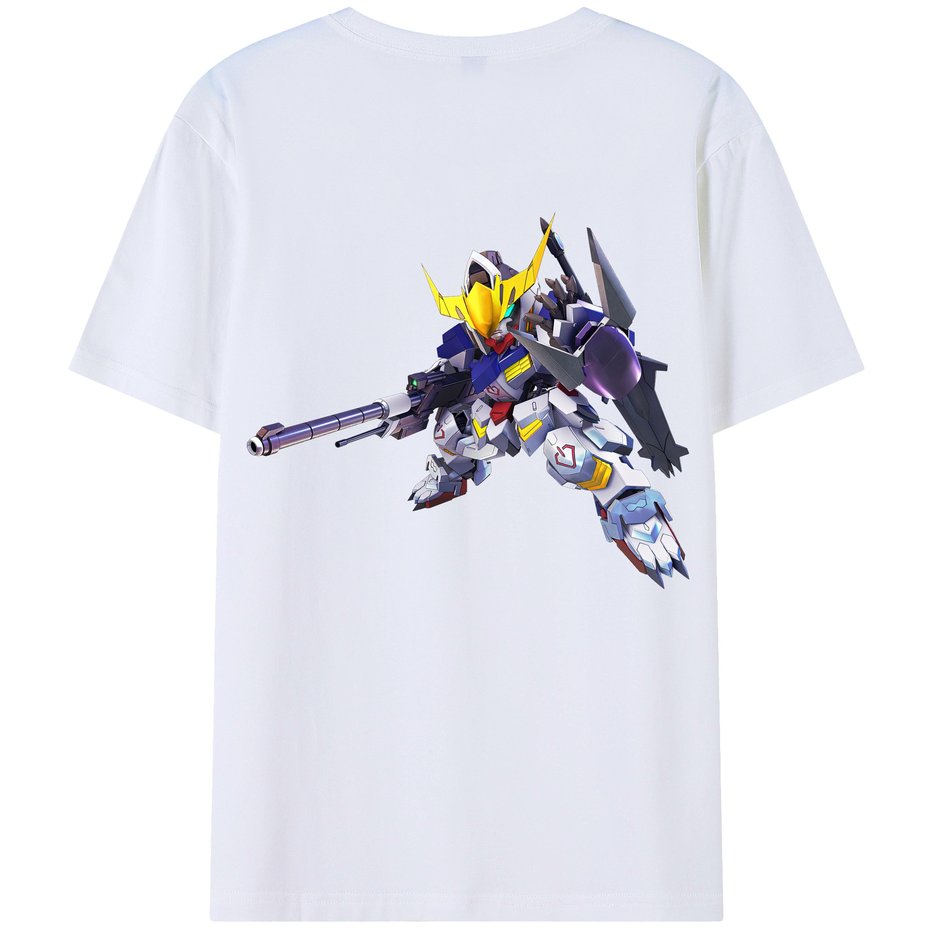 （画像用） 機動戦士ガンダム Mobile Suit Gundam レディース半袖Tシャツ(バックプリント)