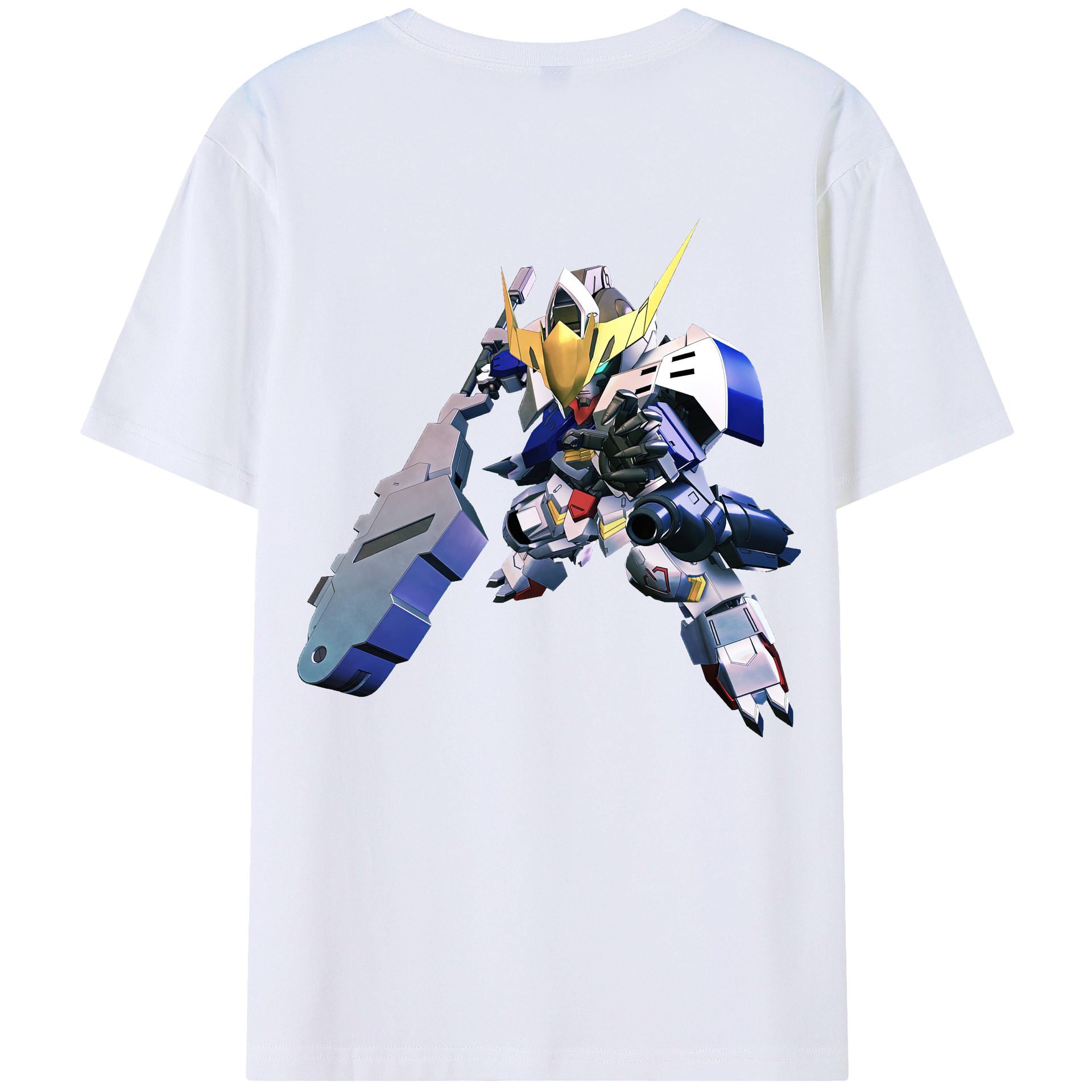（画像用） 機動戦士ガンダム Mobile Suit Gundam レディース半袖Tシャツ(バックプリント)